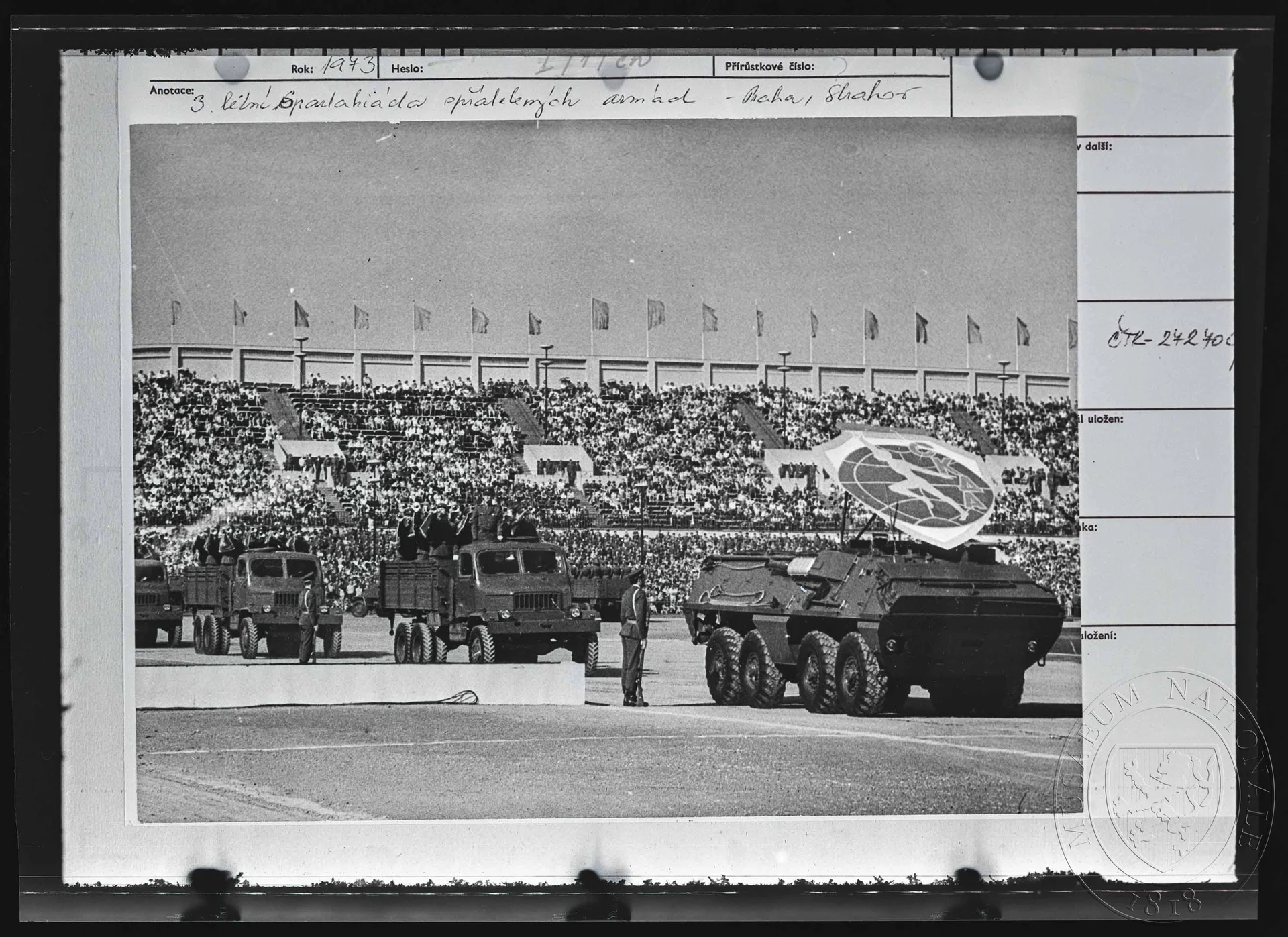 Obrázek Fotografie, 3. letní spartakiáda spřátelených armád