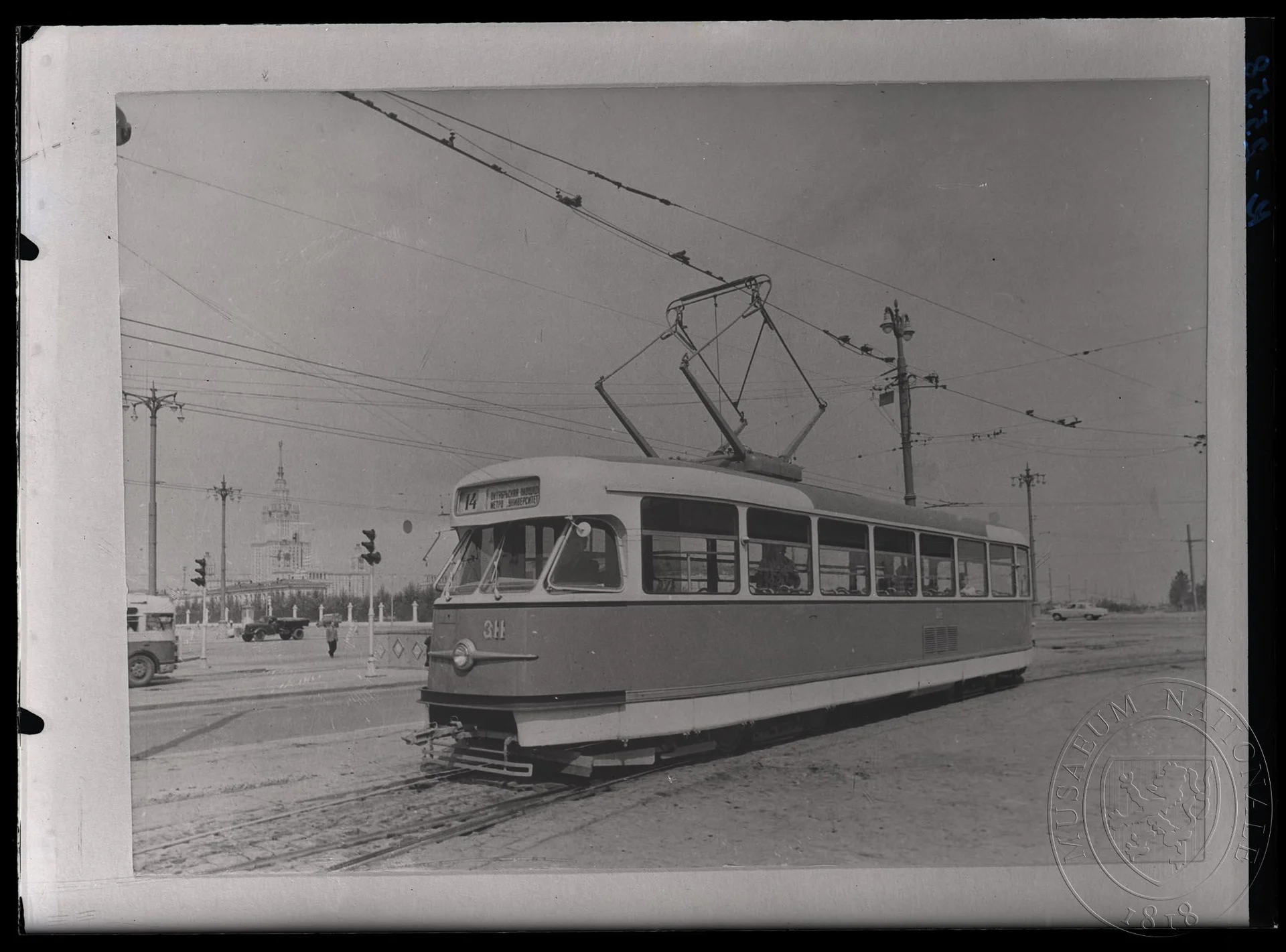 Obrázek Fotografie, tramvaj v ruské metropoli