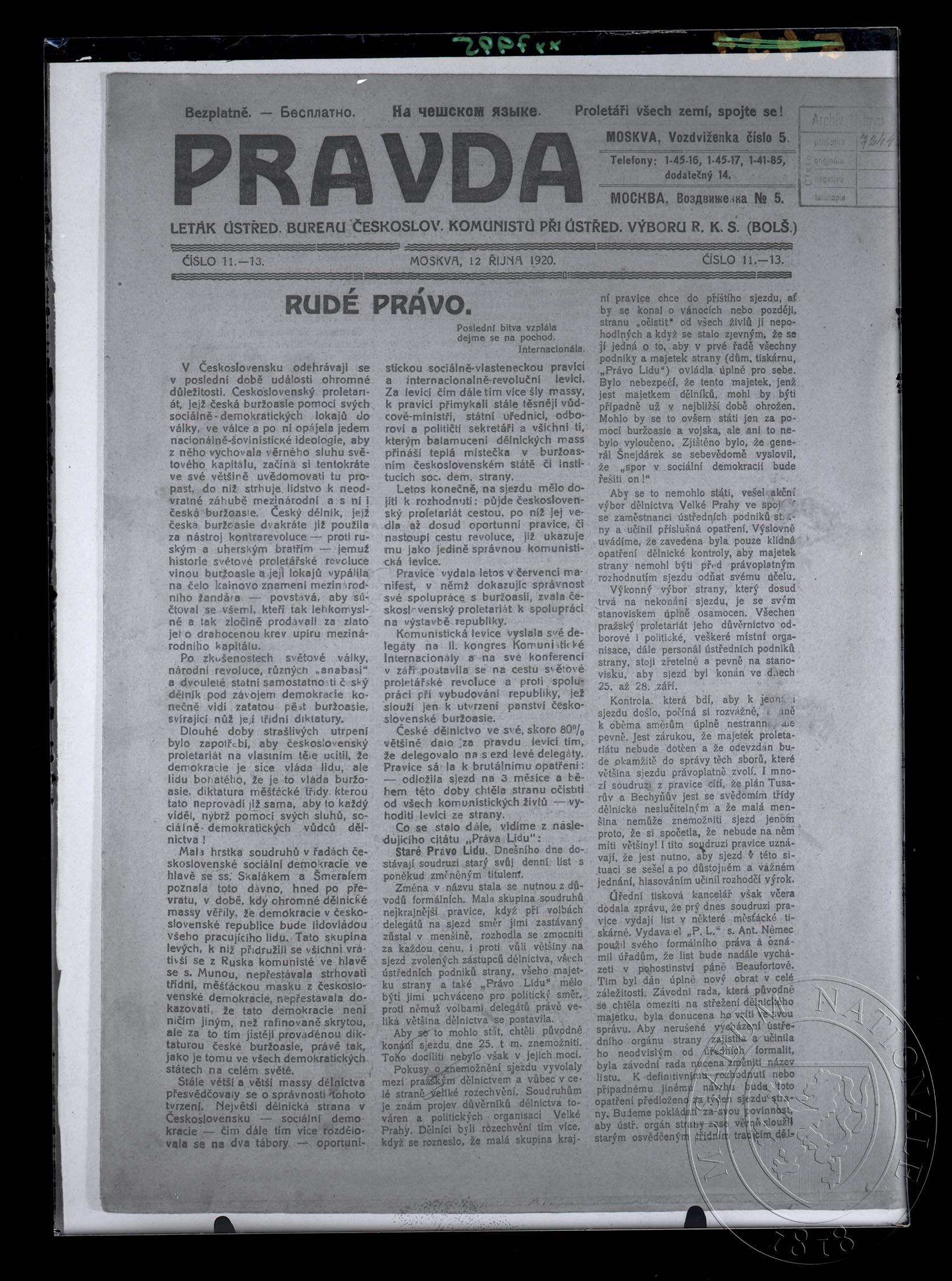 Obrázek Periodikum Pravda