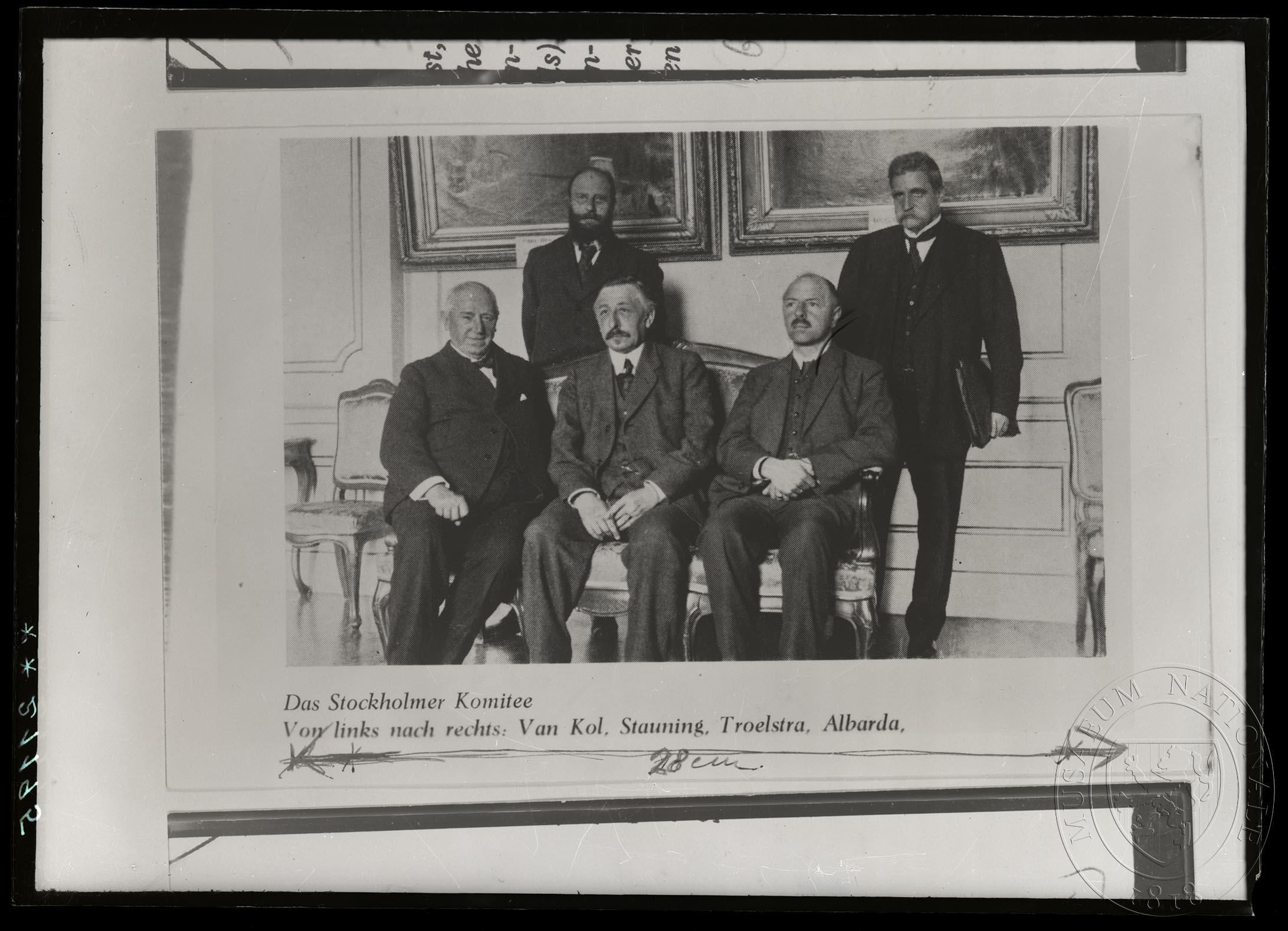 Náhledový obrázek Fotografie, Stockholmská socialistická konference - 1