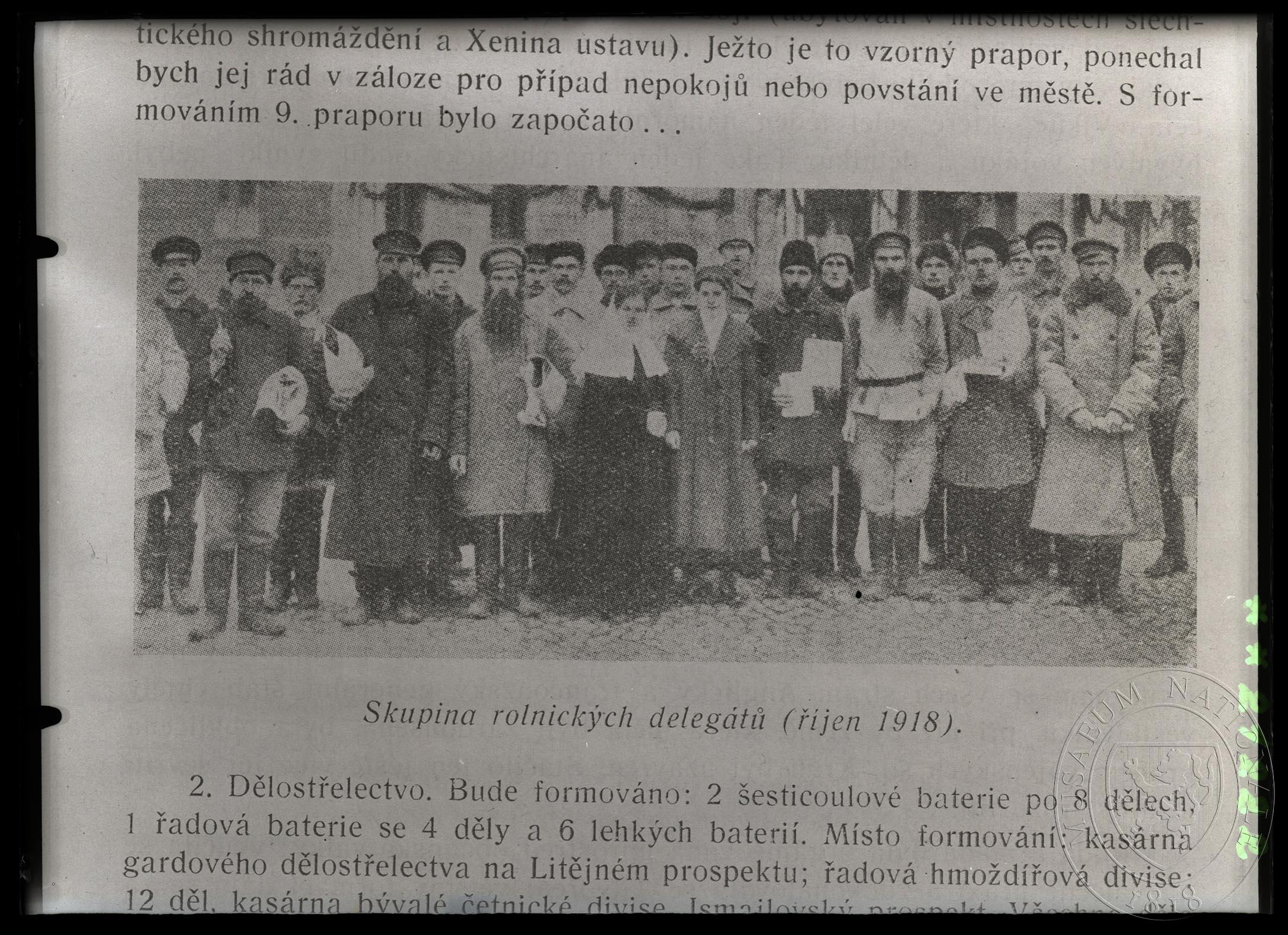 Náhledový obrázek Fotografie, skupina rolnických delegátů - 1