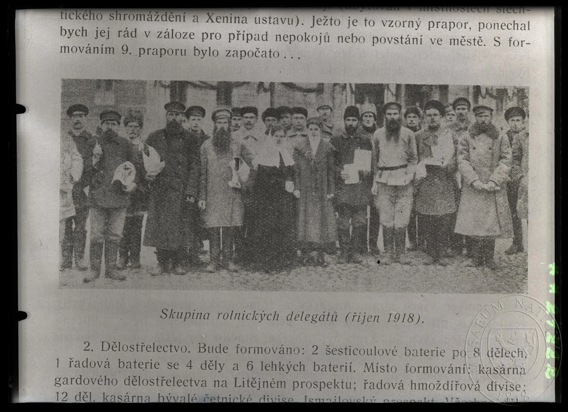 Obrázek Fotografie, skupina rolnických delegátů