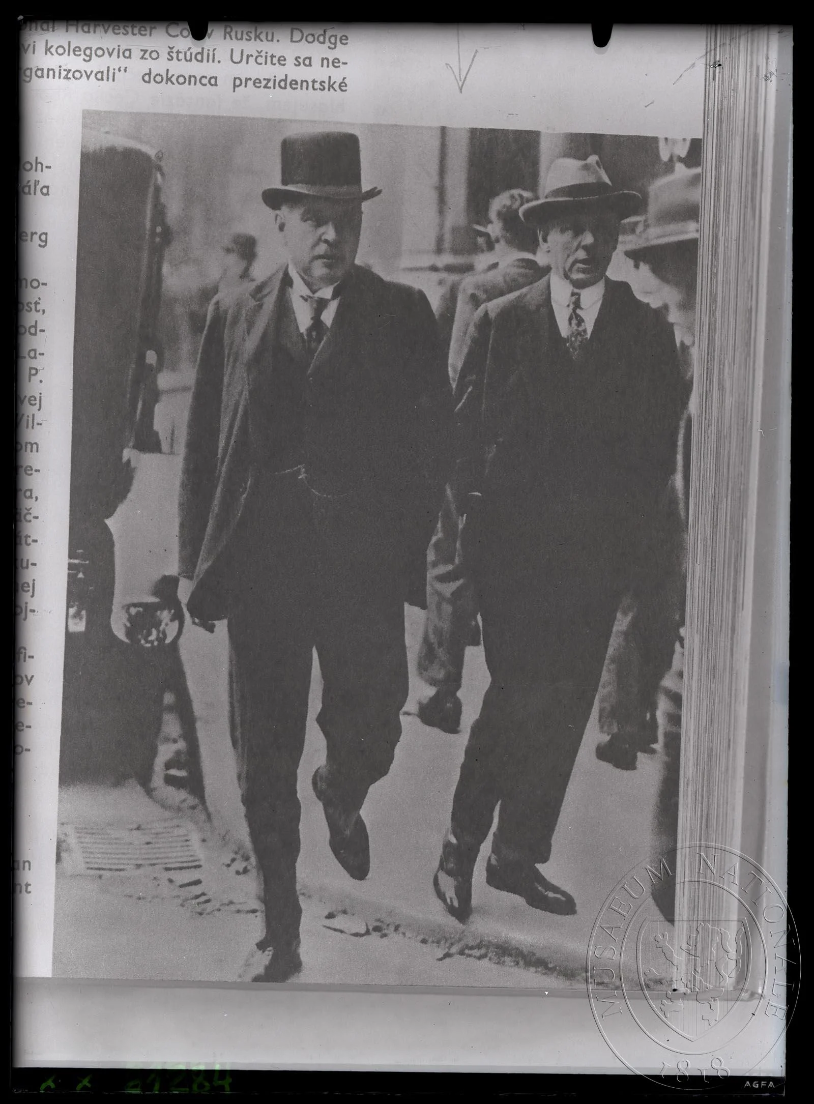 Obrázek Fotografie, John P. Morgan a Thomas W. Lamont