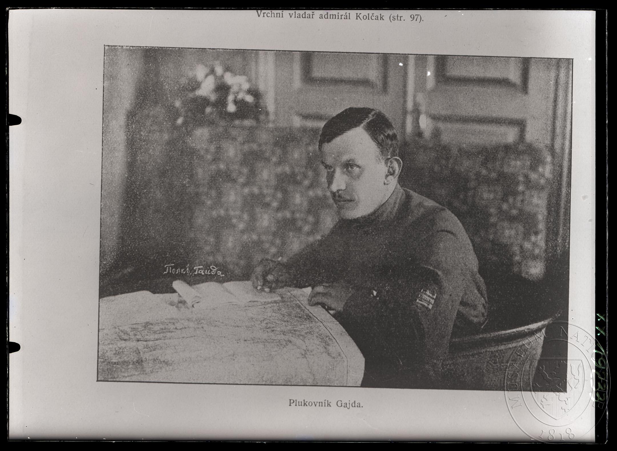 Náhledový obrázek Fotografie, plukovník Gajda - 1