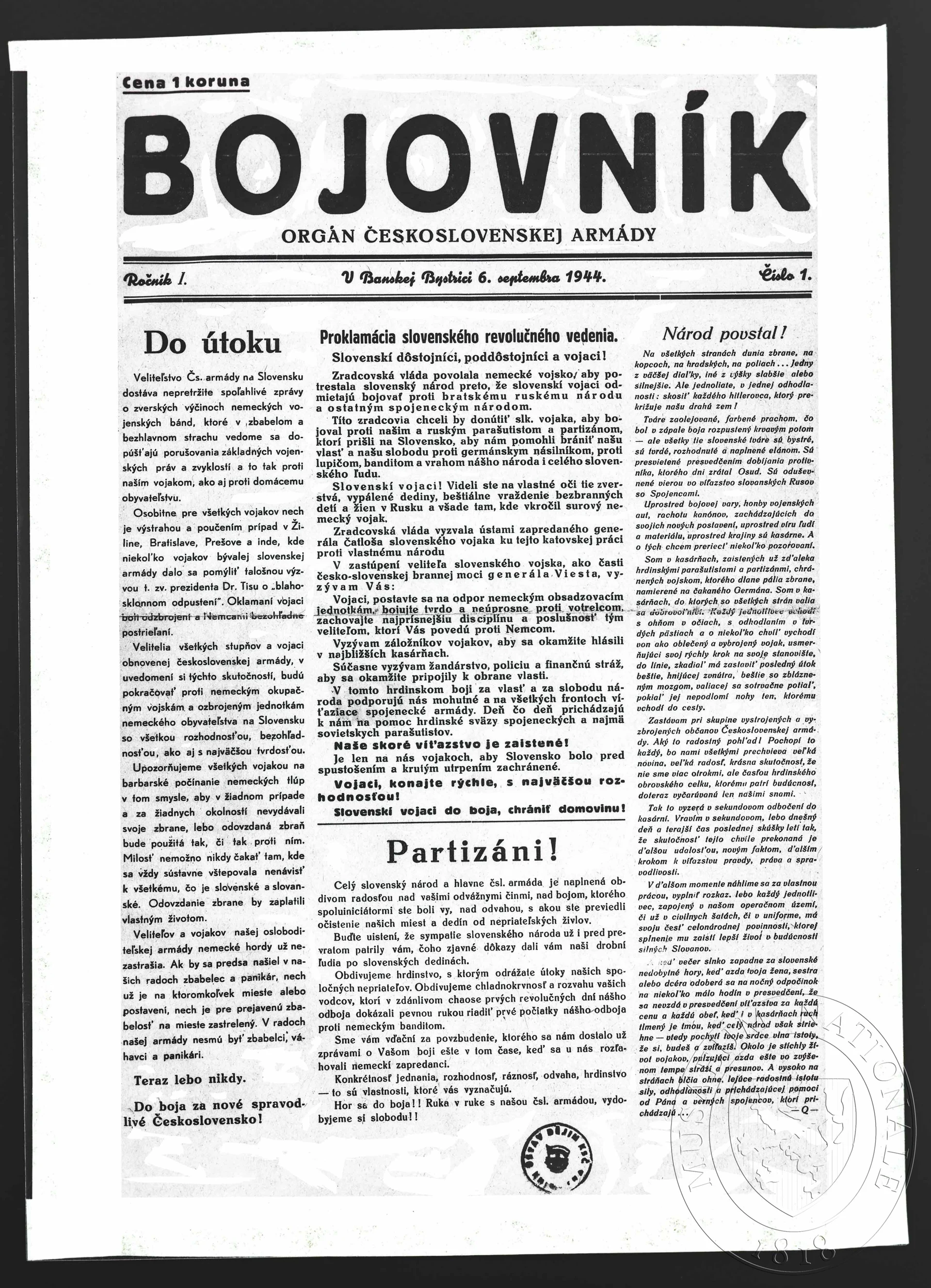 Obrázek Periodikum, Bojovník