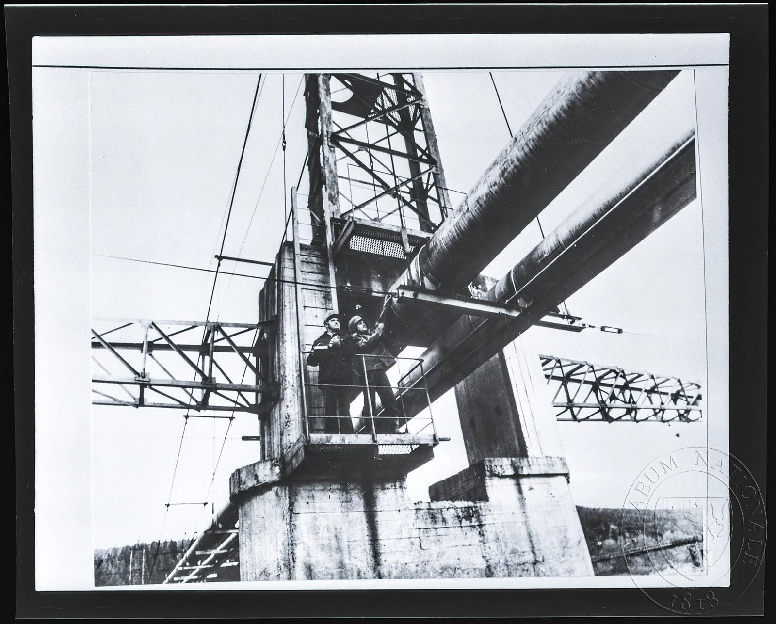 Obrázek Fotografie, dělníci při práci
