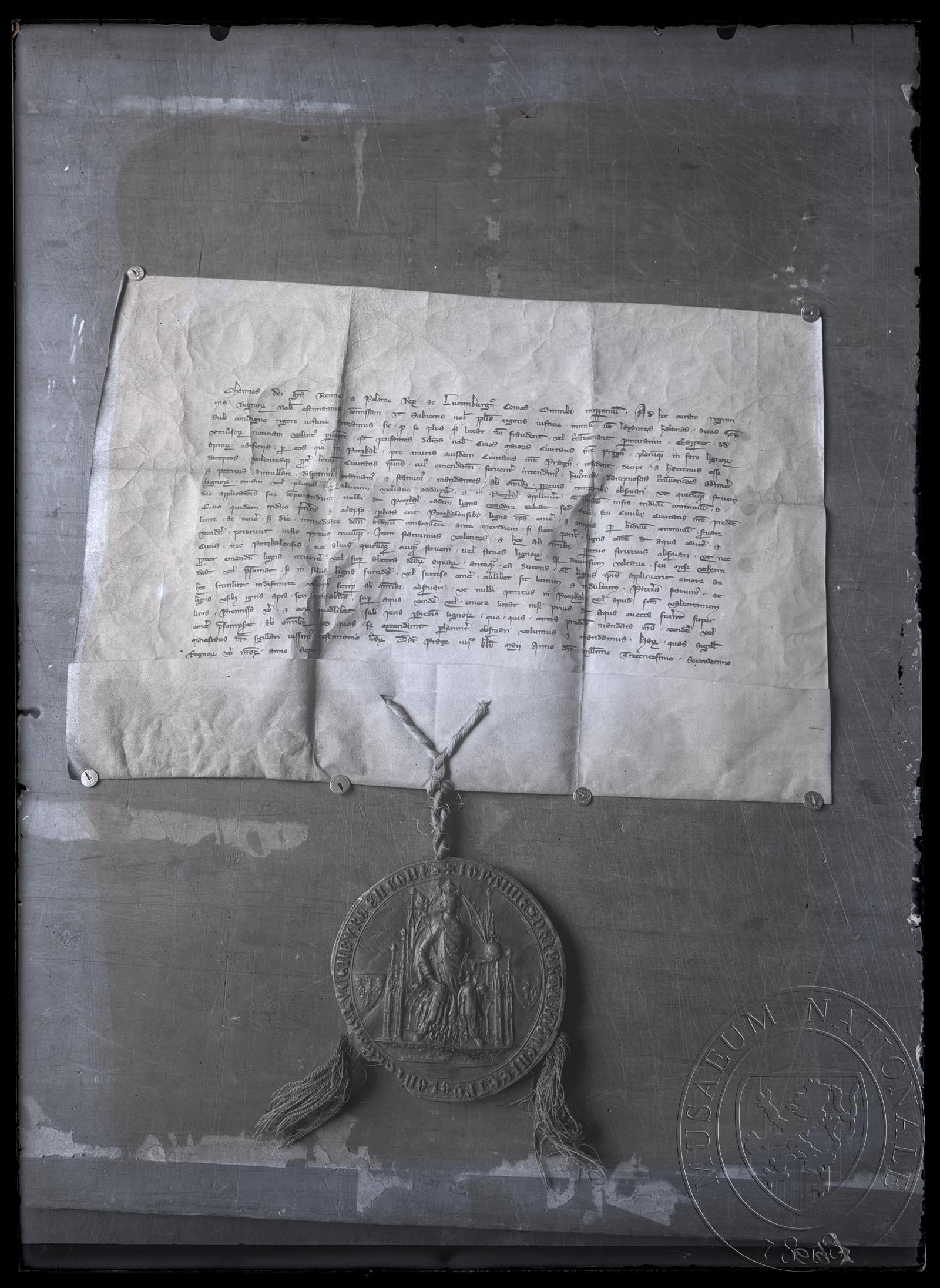 Obrázek Listina s pečetí