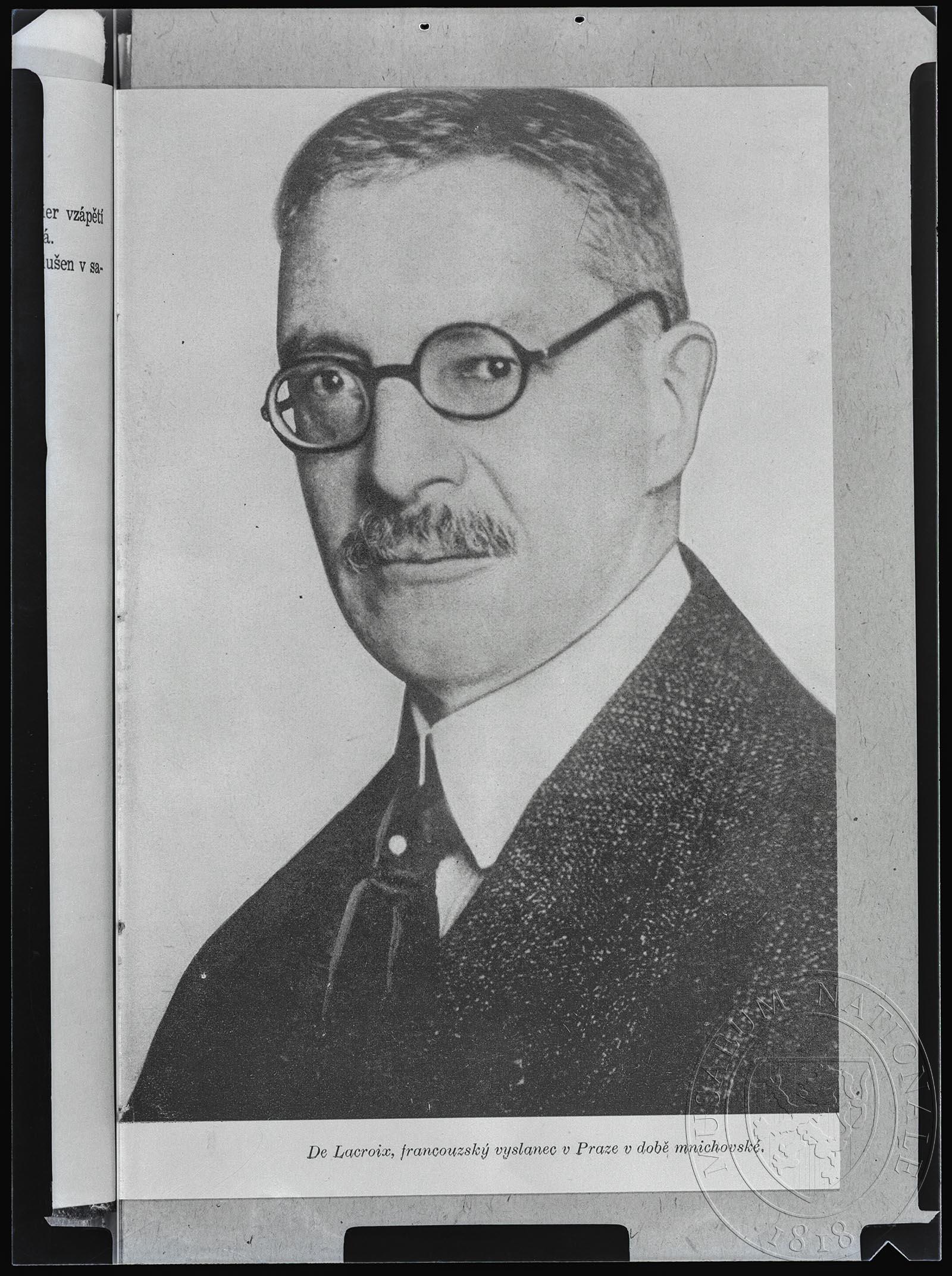 Obrázek Fotografie, Léopold Victor de Lacroix