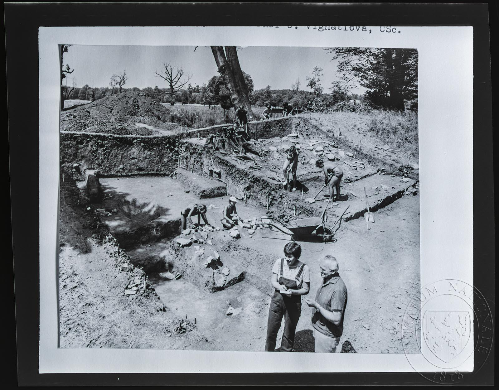 Náhledový obrázek Fotografie, archeologické vykopávky - 1