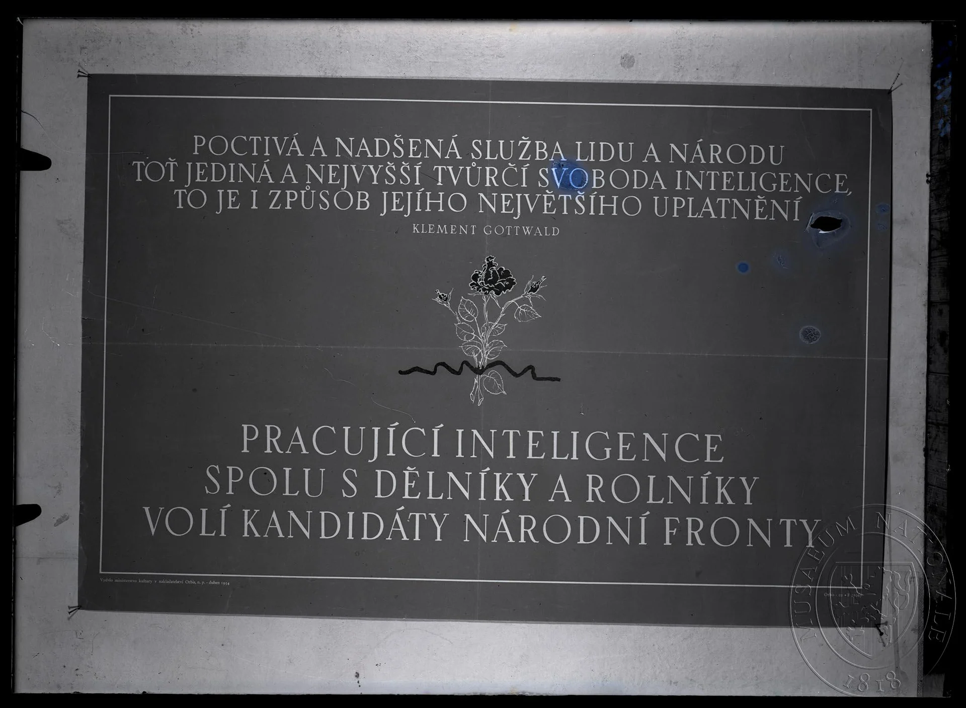 Obrázek Volební leták Národní fronty