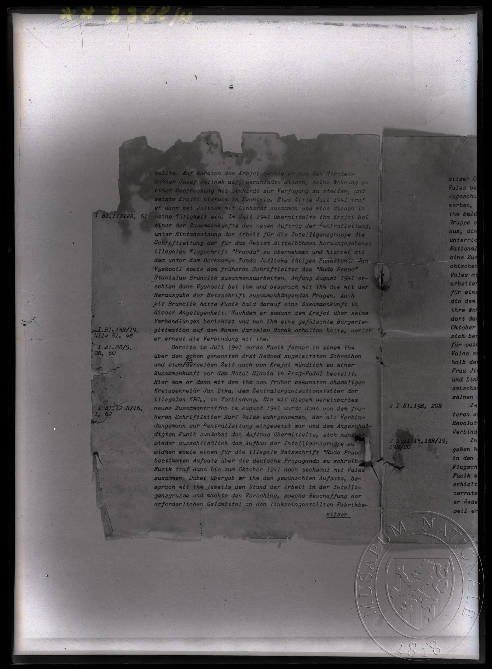Náhledový obrázek Text Anklageschrift - 1