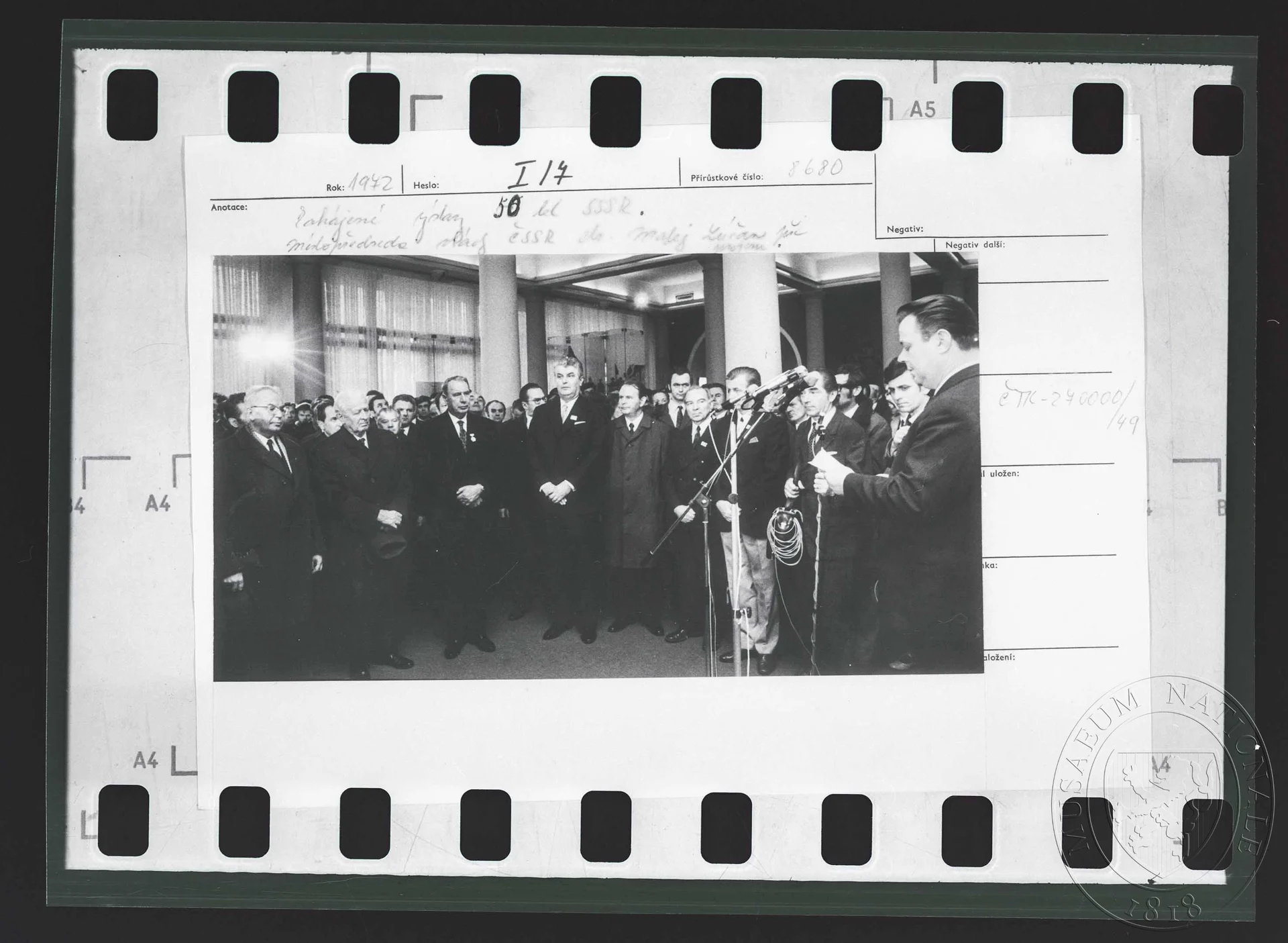 Obrázek Fotografie, Zahájení výstavy 50 let SSSR
