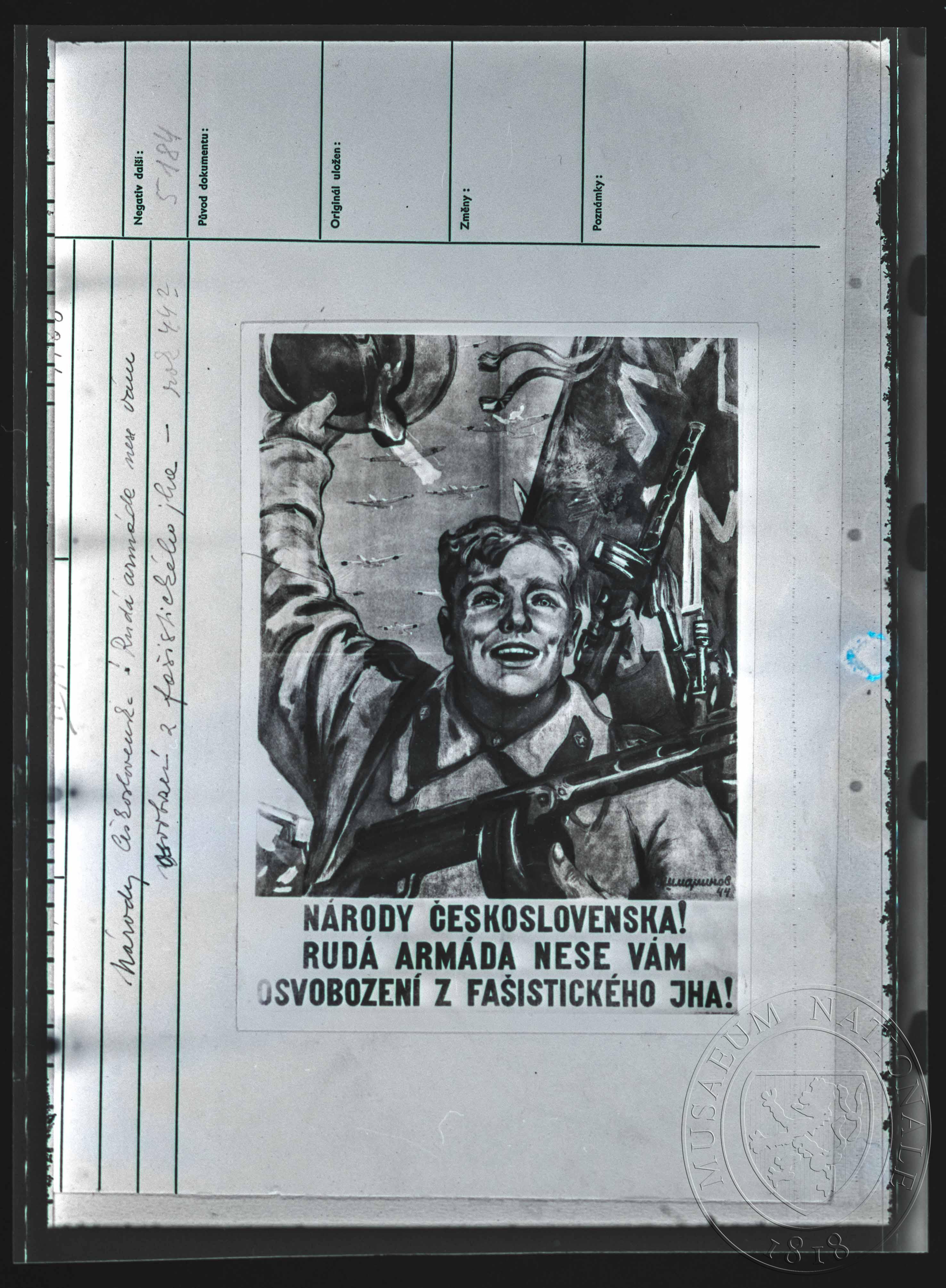 Náhledový obrázek Plakát, Národy Československa - 1