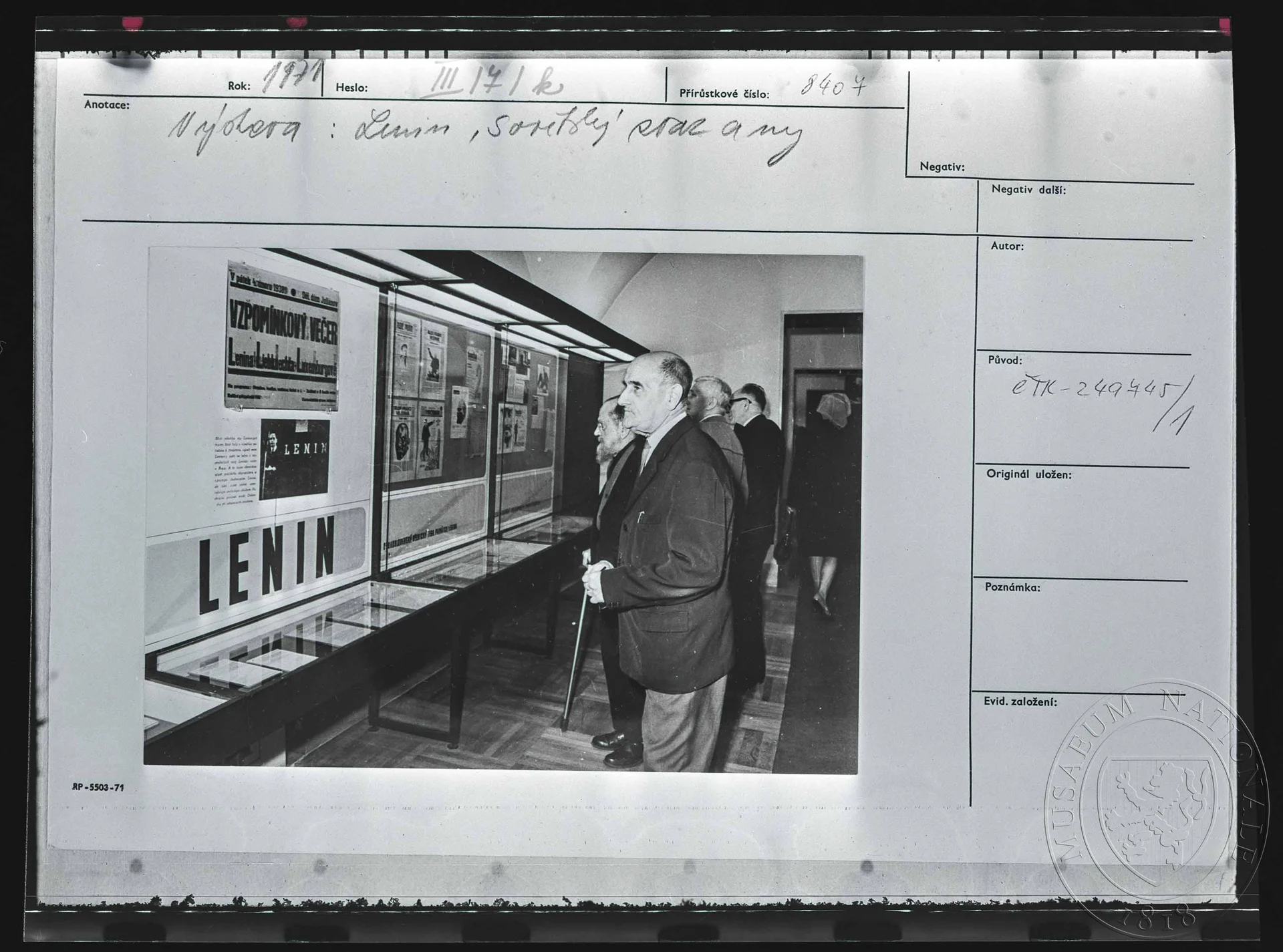 Obrázek Fotografie, Muzeum Vladimíra Iljiče Lenina