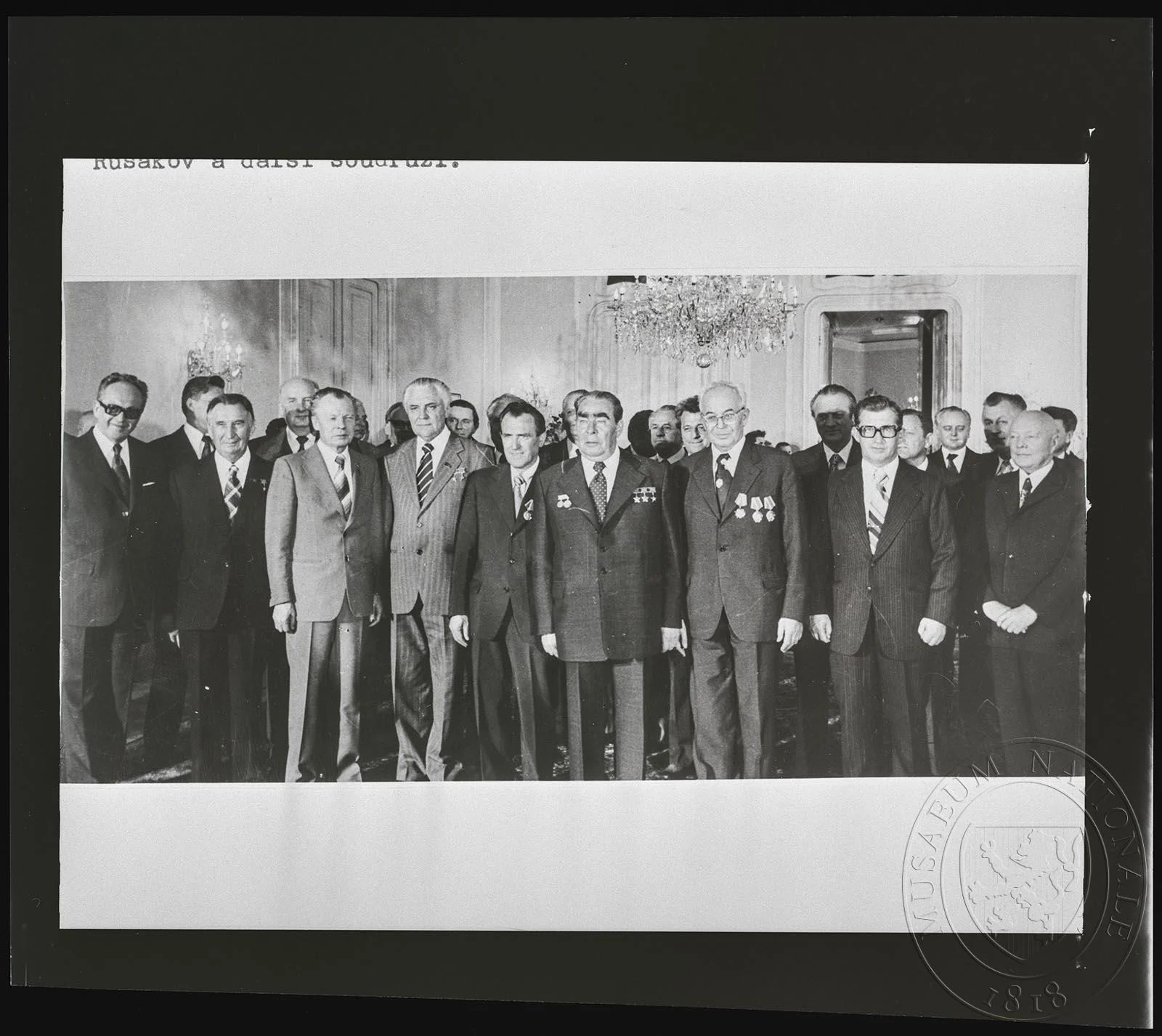 Obrázek Fotografie, návštěva Leonida I. Brežněva v ČSSR