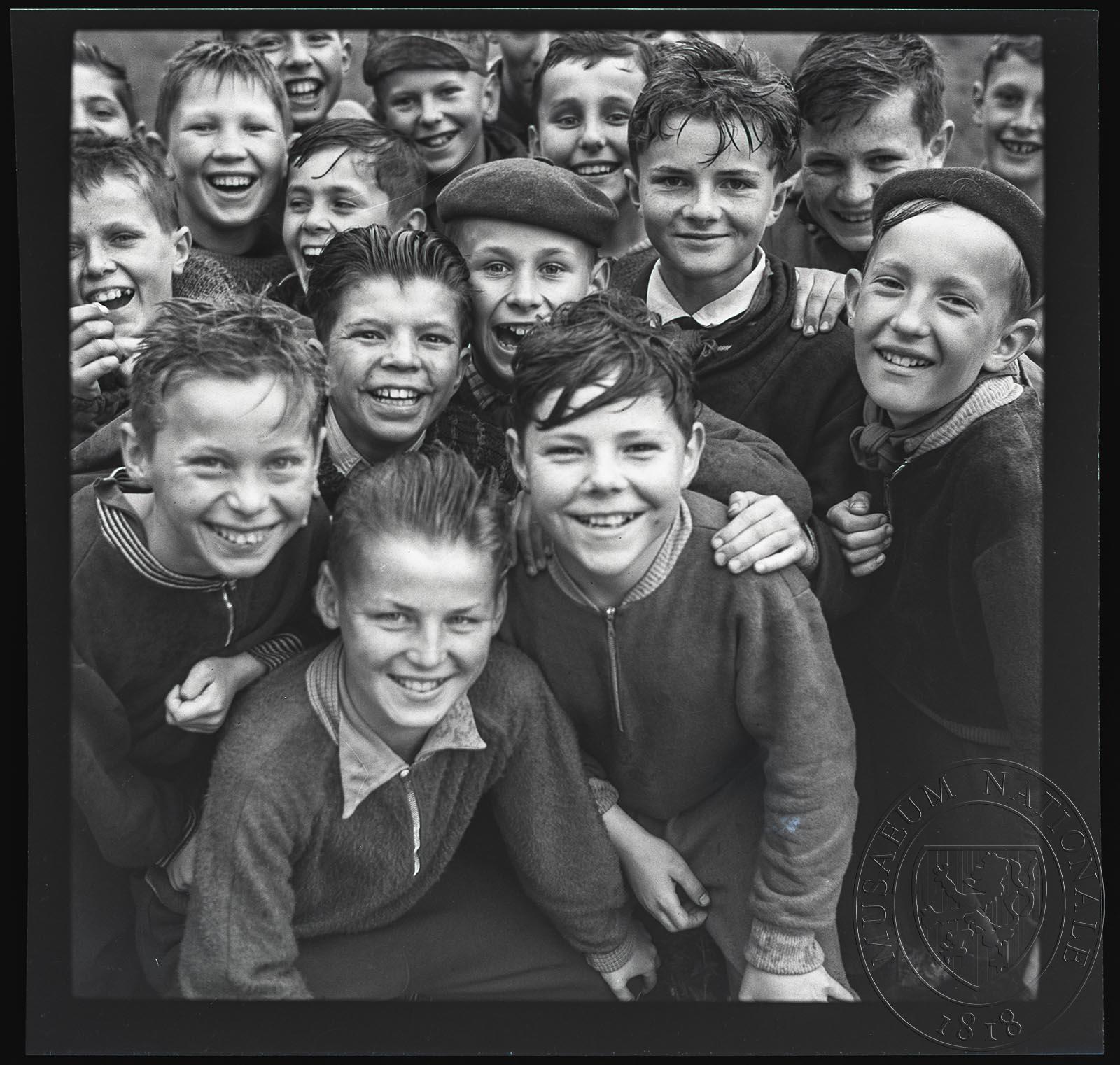 Náhledový obrázek Fotografie, děti zemědělců na rekreaci - 1