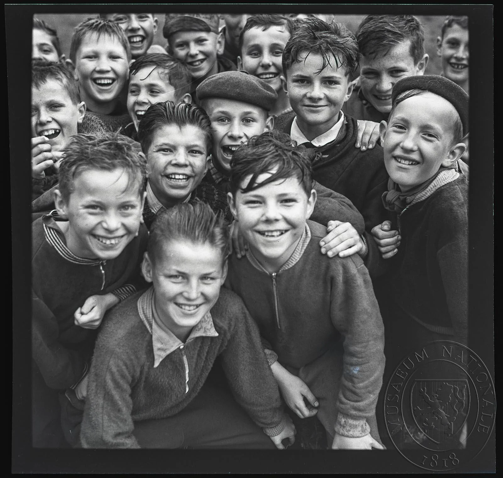 Obrázek Fotografie, děti zemědělců na rekreaci