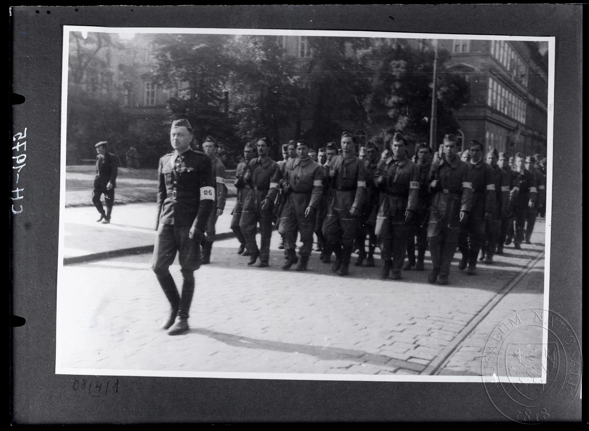 Obrázek Fotografie, vojenský pochod.