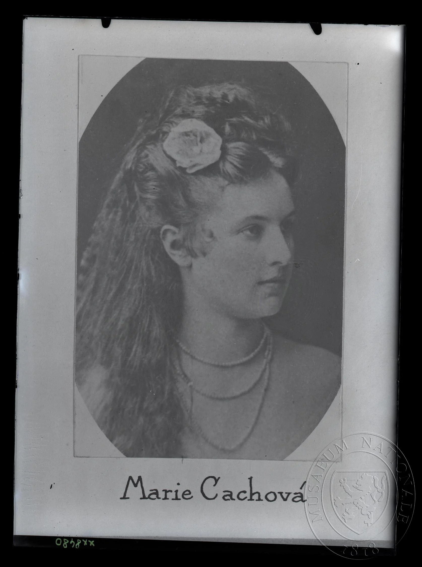 Obrázek Fotografie, Marie Cachová, portrét.