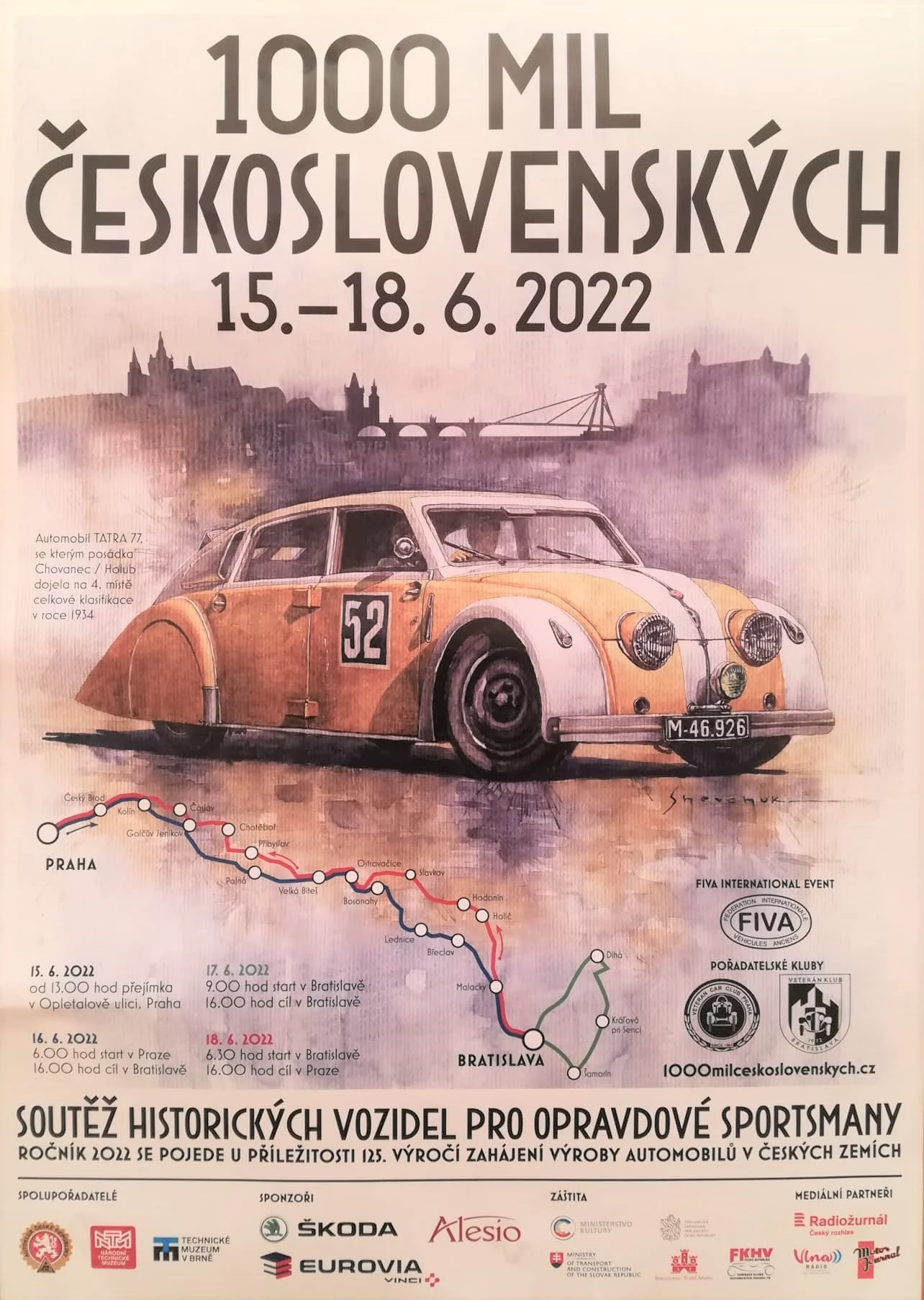Náhledový obrázek předmětu 1000 mil československých 2022