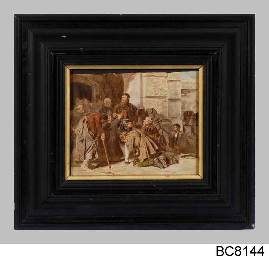 Náhledový obrázek Žánrová malba "Zatčení Andrease Hofera v roce 1810" - 1