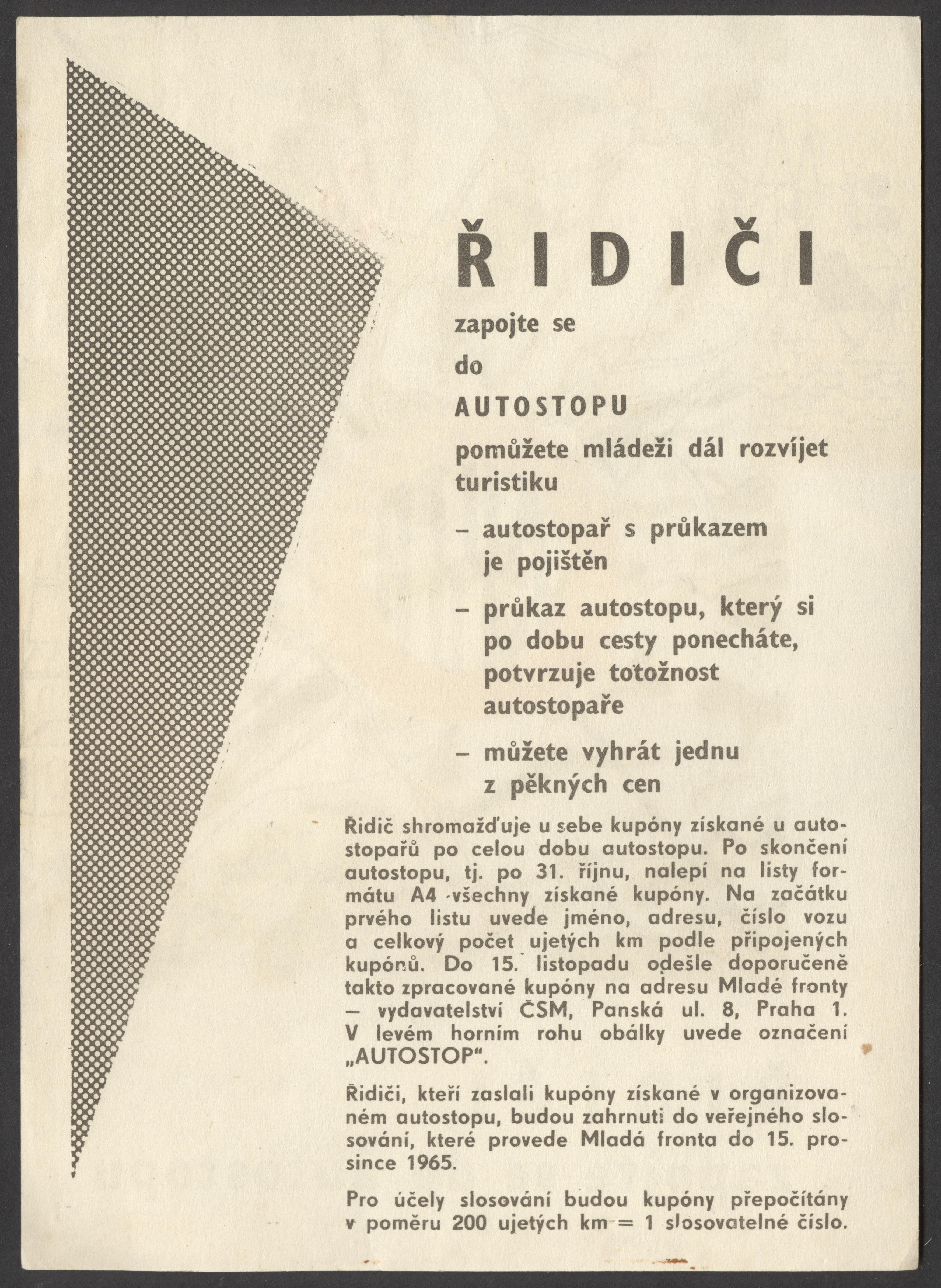 Náhledový obrázek Řidiči, zapojte se do autostopu - 2
