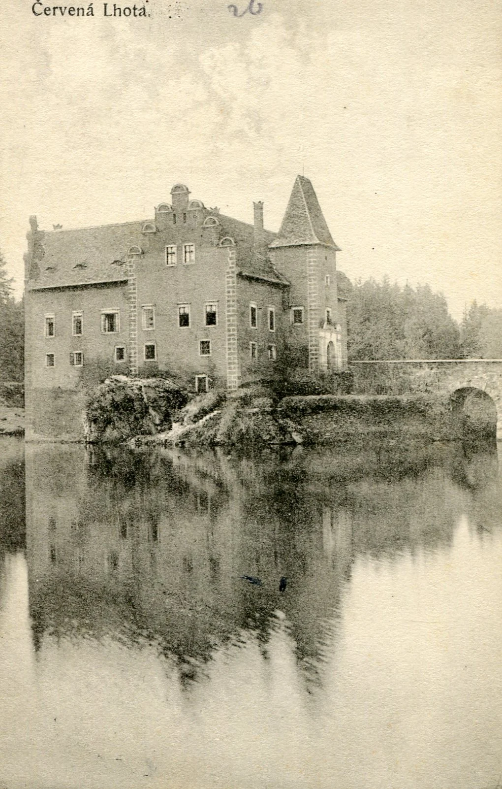 Náhledový obrázek předmětu Pohlednice "Červená Lhota"