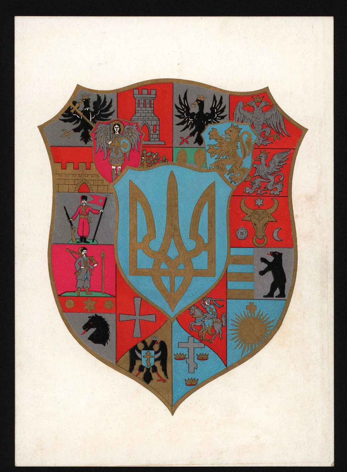 Náhledový obrázek předmětu Historické erby ukrajinských krajů