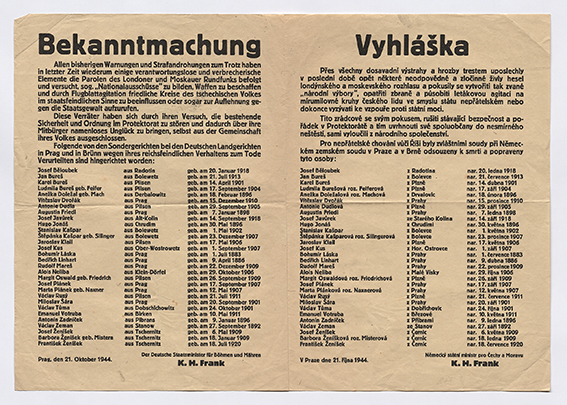 Náhledový obrázek Vyhláška - 1