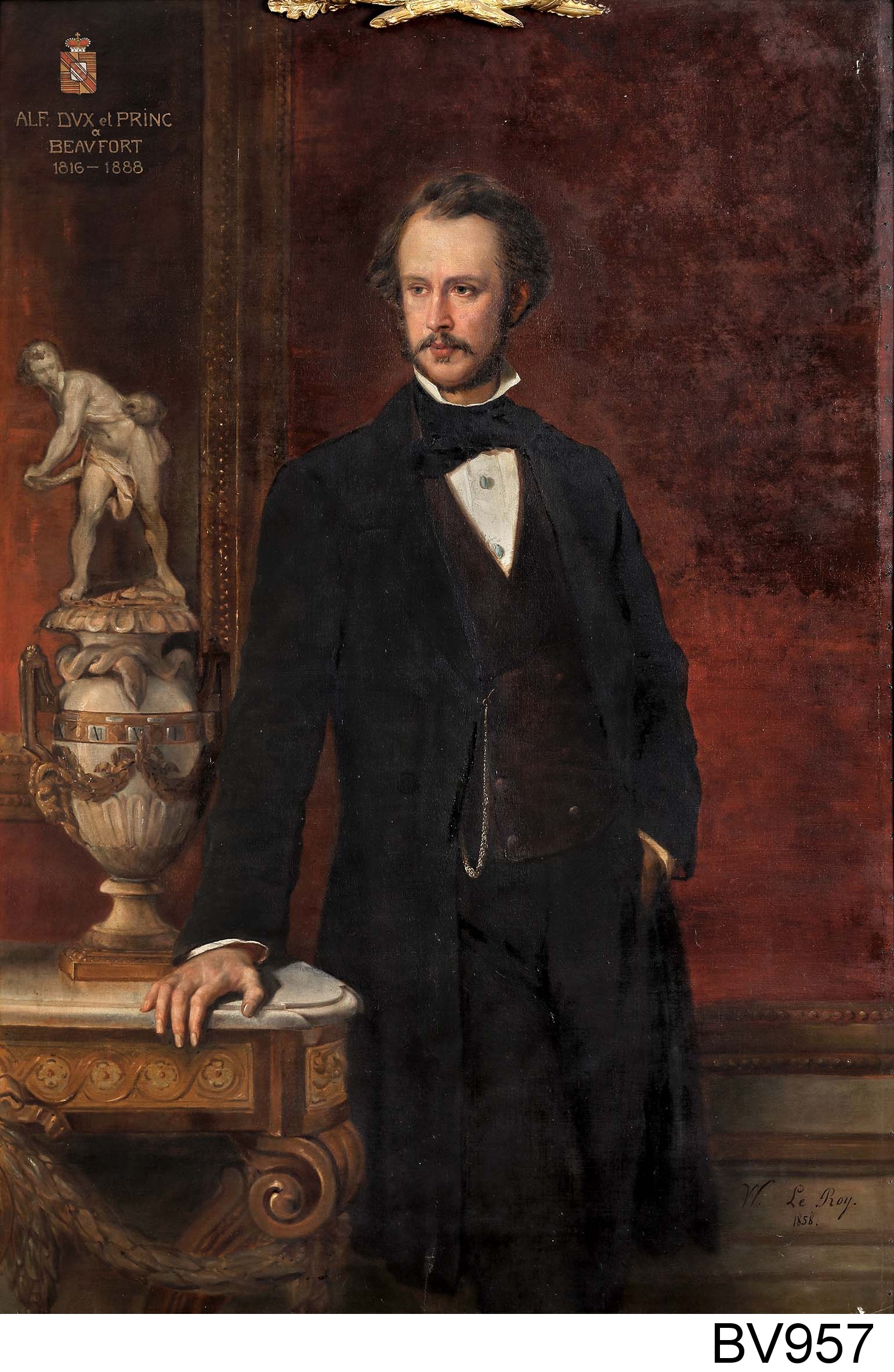 Náhledový obrázek Portrét Alfréda de Beaufort – Spontin - 2