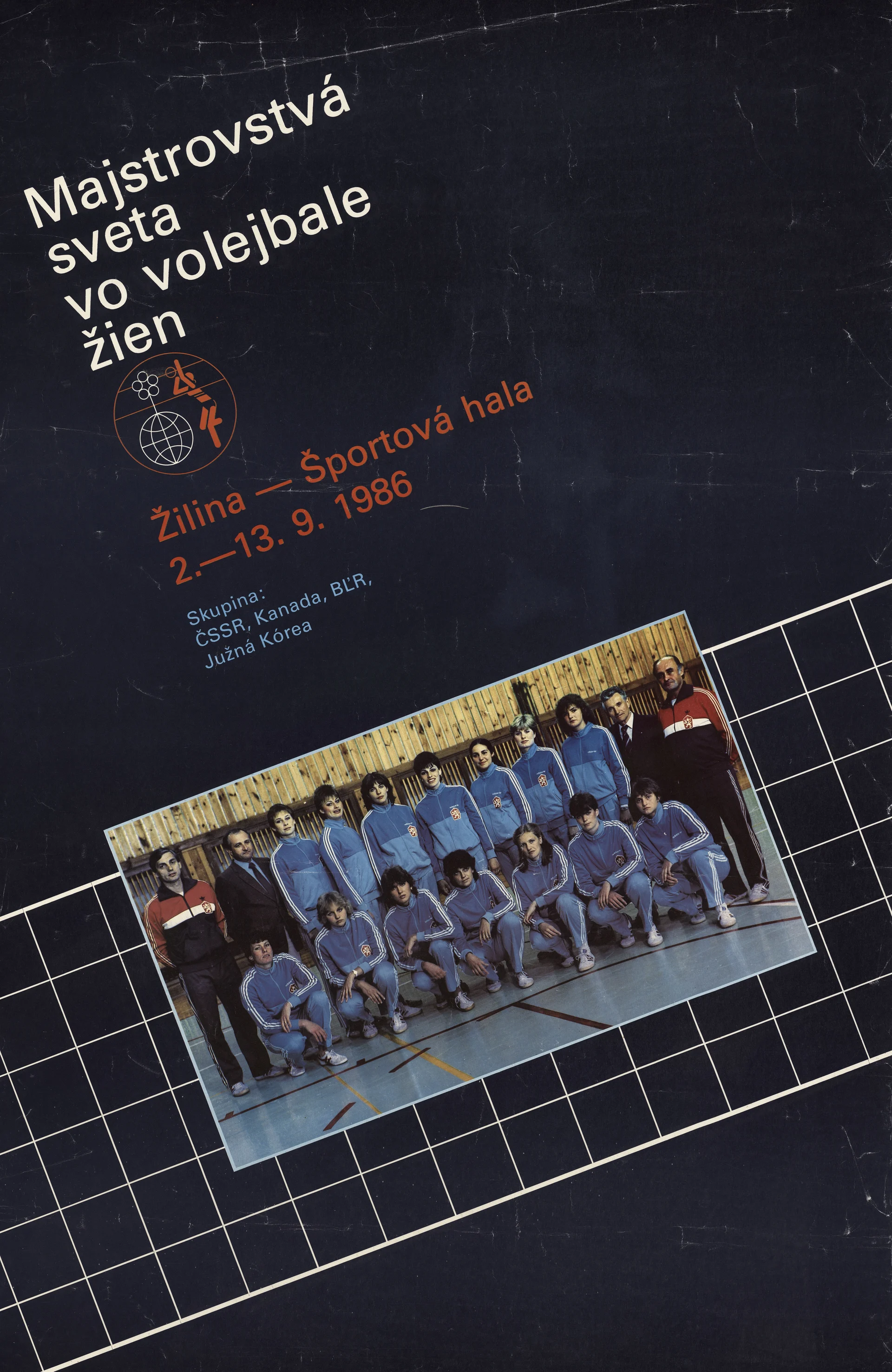 Náhledový obrázek předmětu Mistrovství světa ve volejbale žen. Žilina 1986