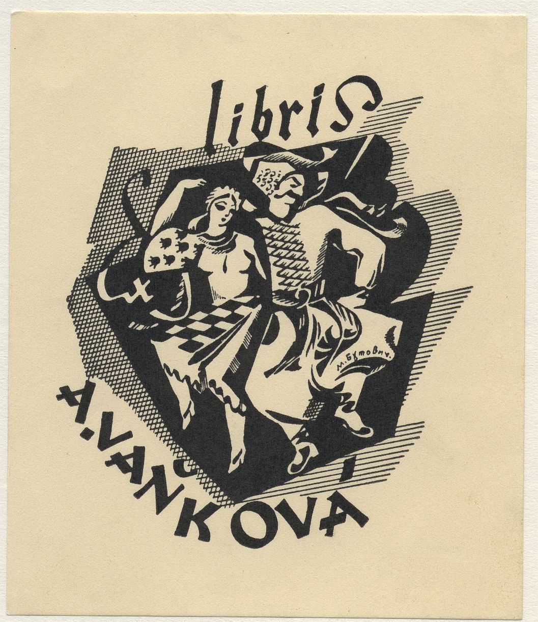 Náhledový obrázek Ex libris A. Vaňková - 1