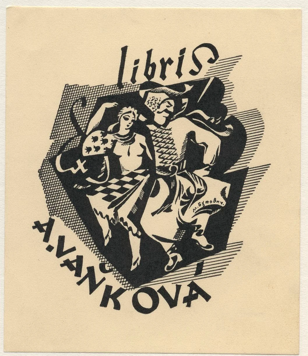 Náhledový obrázek předmětu Ex libris A. Vaňková