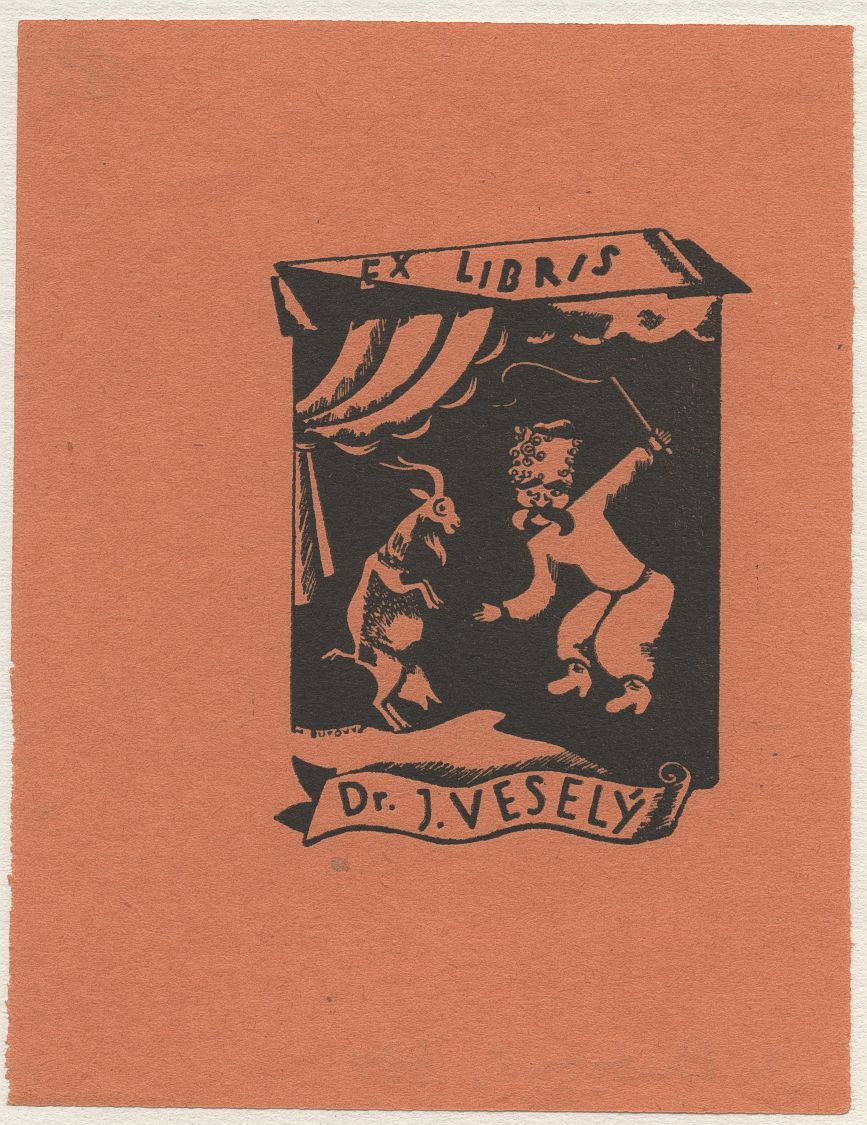Náhledový obrázek Ex libris dr. J. Veselý - 1