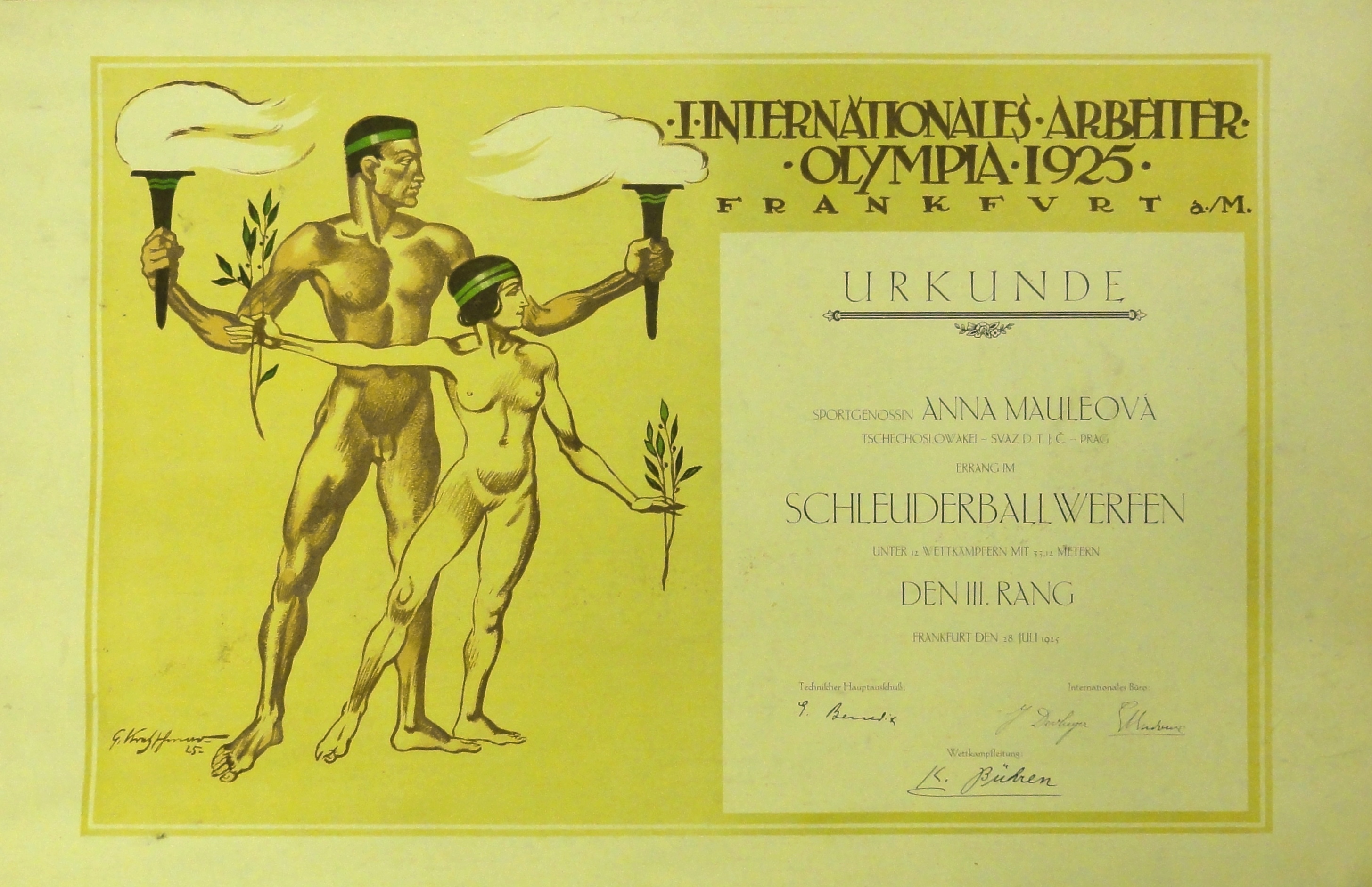 Náhledový obrázek Mezinárodní dělnická olympiáda. Německo 1925 - 1