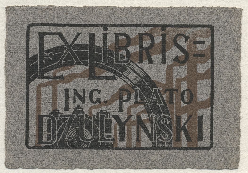 Náhledový obrázek Ex libris ing. Plato Dzulynski - 1