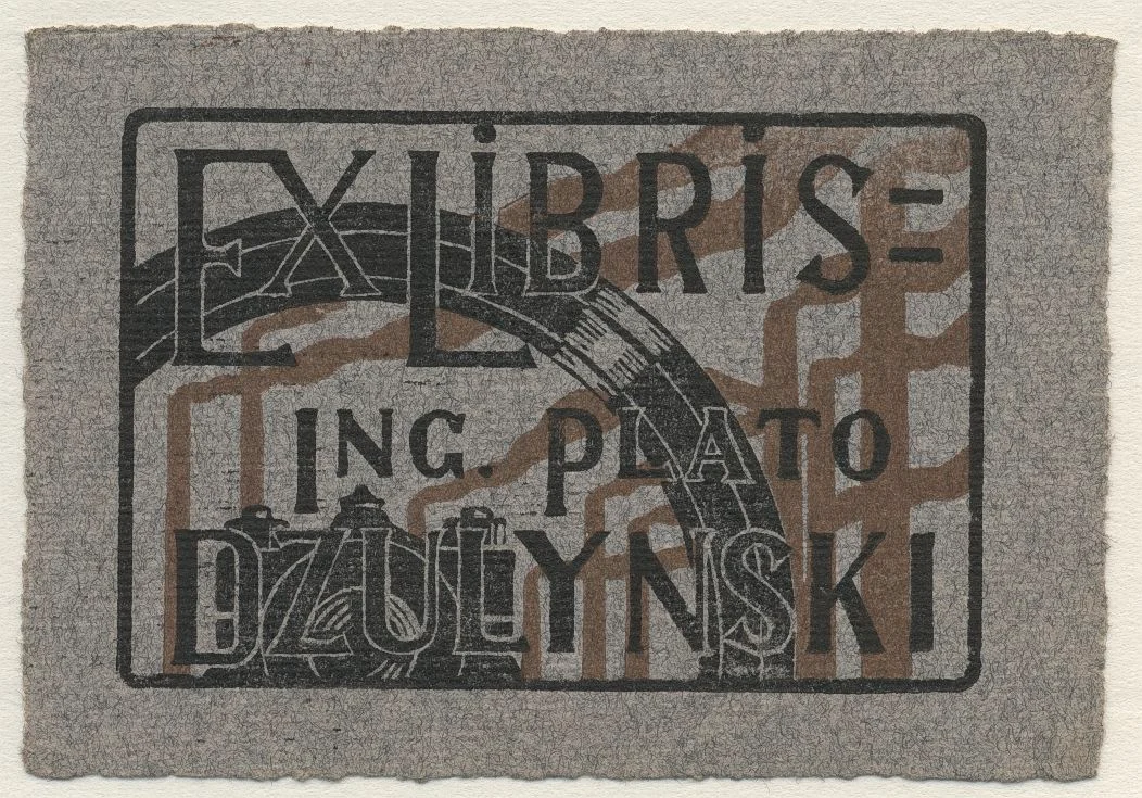 Náhledový obrázek předmětu Ex libris ing. Plato Dzulynski