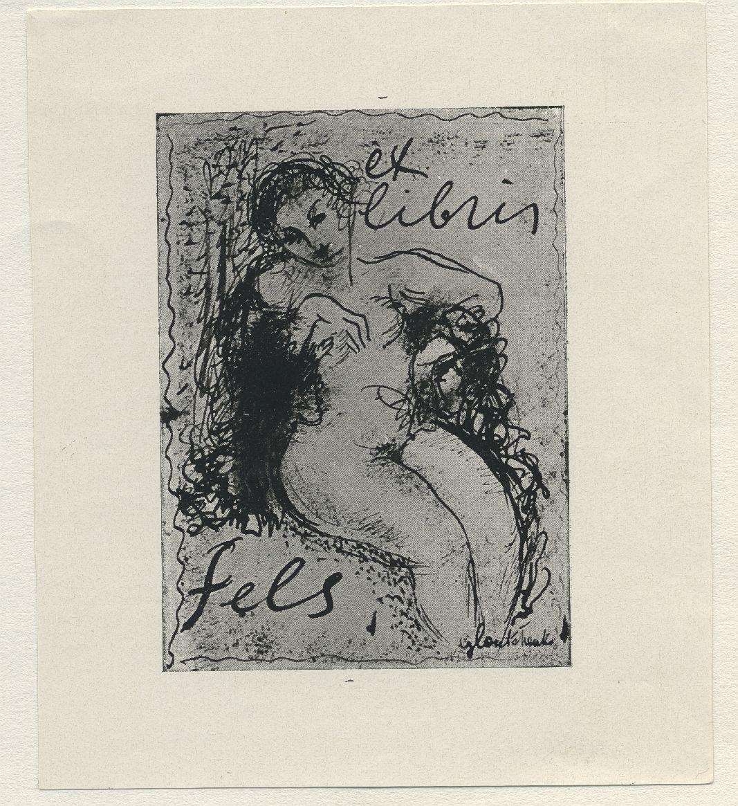 Náhledový obrázek Ex libris Fels. - 1