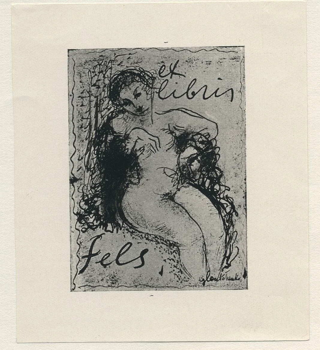 Náhledový obrázek předmětu Ex libris Fels.