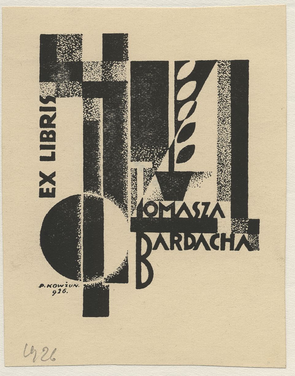 Náhledový obrázek Ex libris Tomasza Bardacha - 1