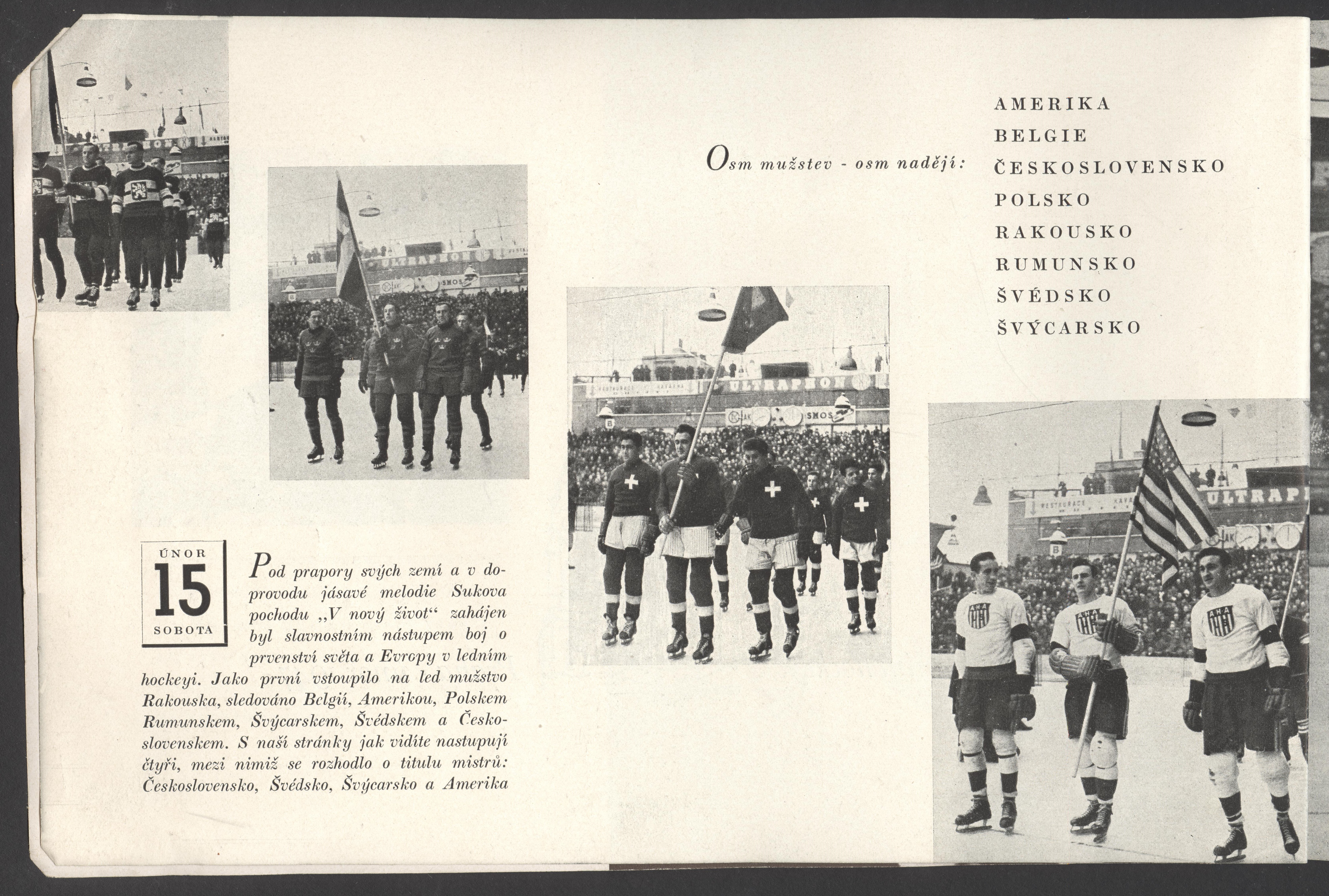 Náhledový obrázek Mistrovství světa v ledním hockeyi. Praha 1947 - 2