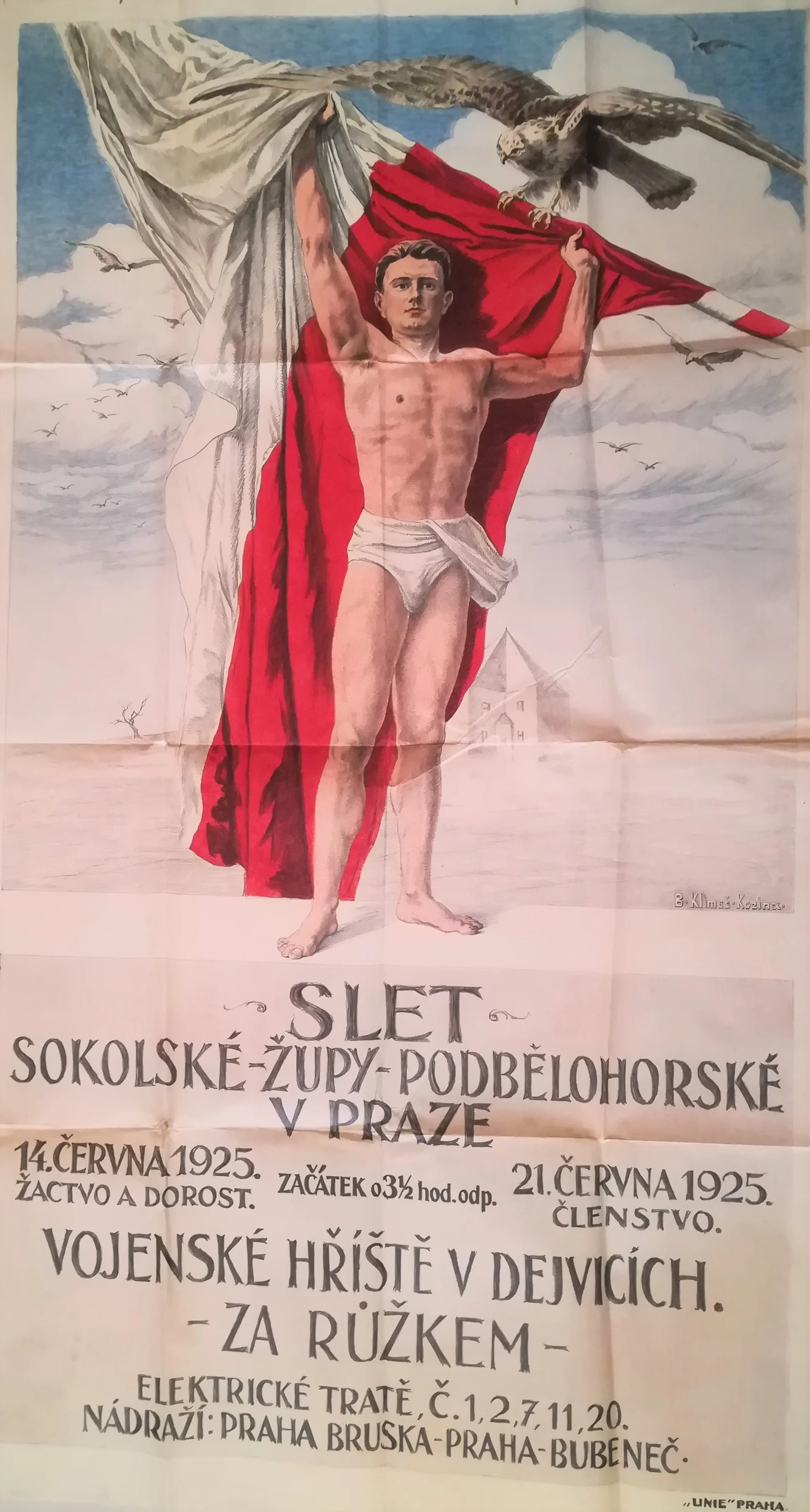 Náhledový obrázek předmětu Slet sokolské župy Podbělohorské