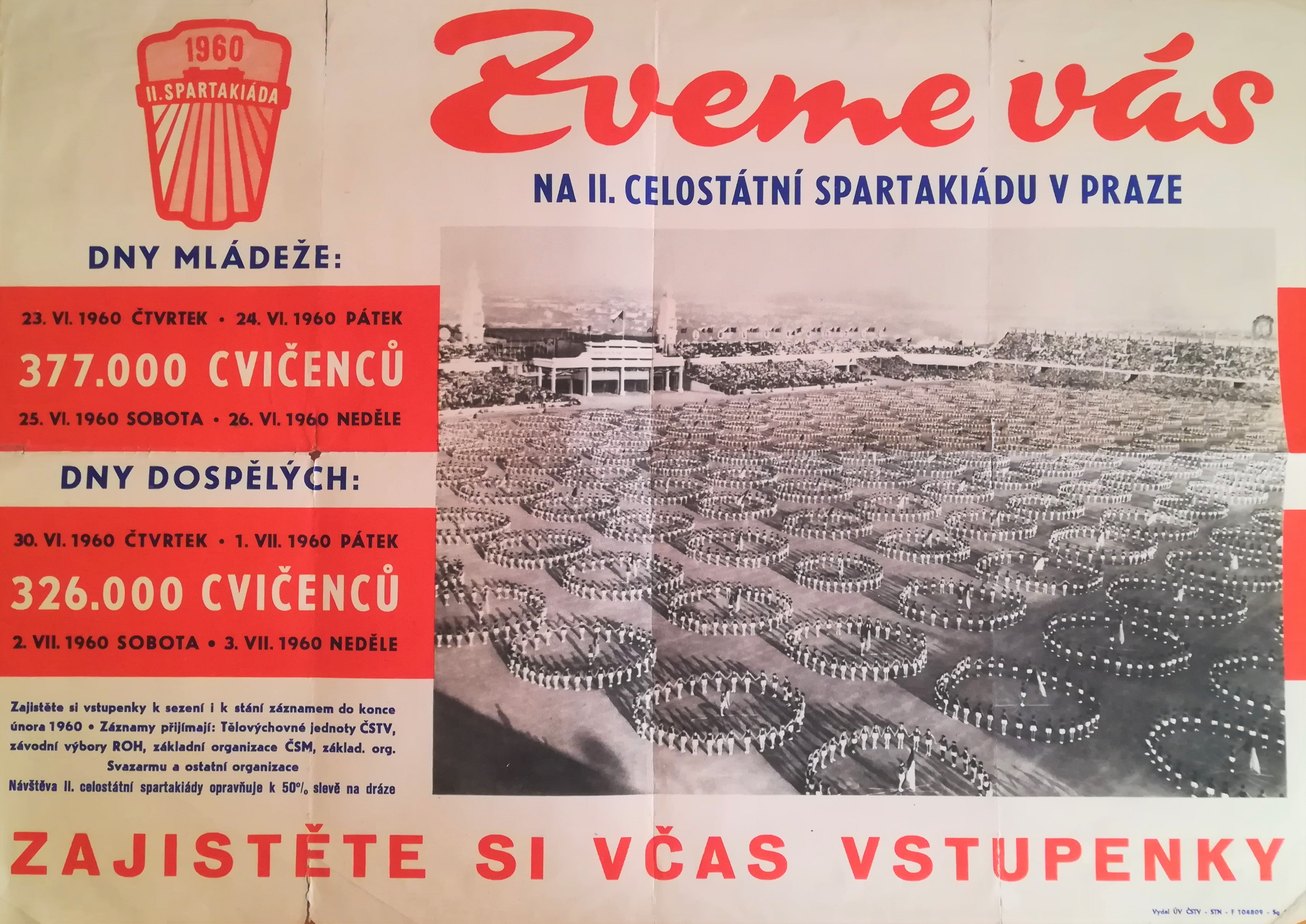 Náhledový obrázek Československá spartakiáda 1960 - 1