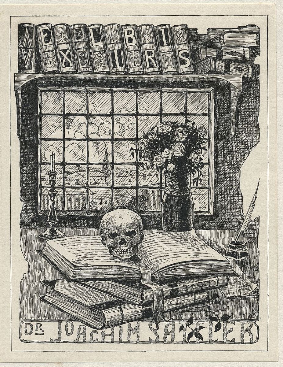 Náhledový obrázek Ex libris dr. Joachim Sattler - 1