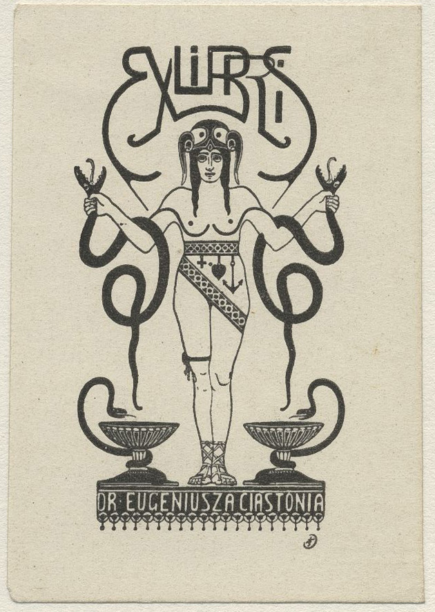 Náhledový obrázek Ex libris dr. Eugeniusza Ciastonia - 1