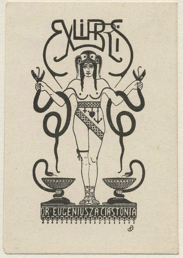 Náhledový obrázek předmětu Ex libris dr. Eugeniusza Ciastonia