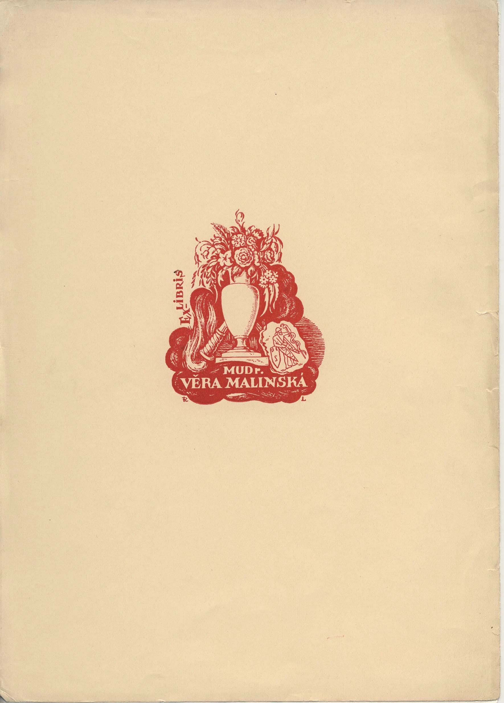 Náhledový obrázek předmětu Ex libris MUDr. Věra Malinská