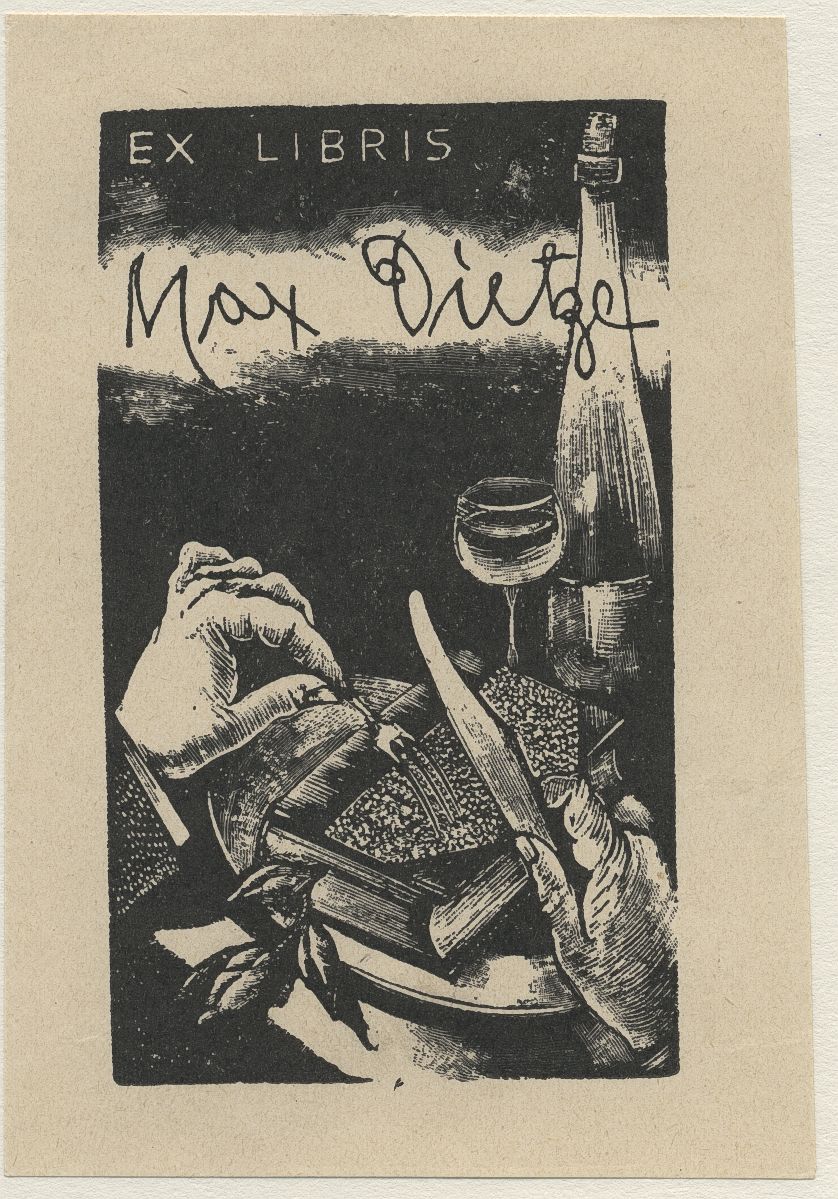 Náhledový obrázek Ex libris Max Dietze - 1