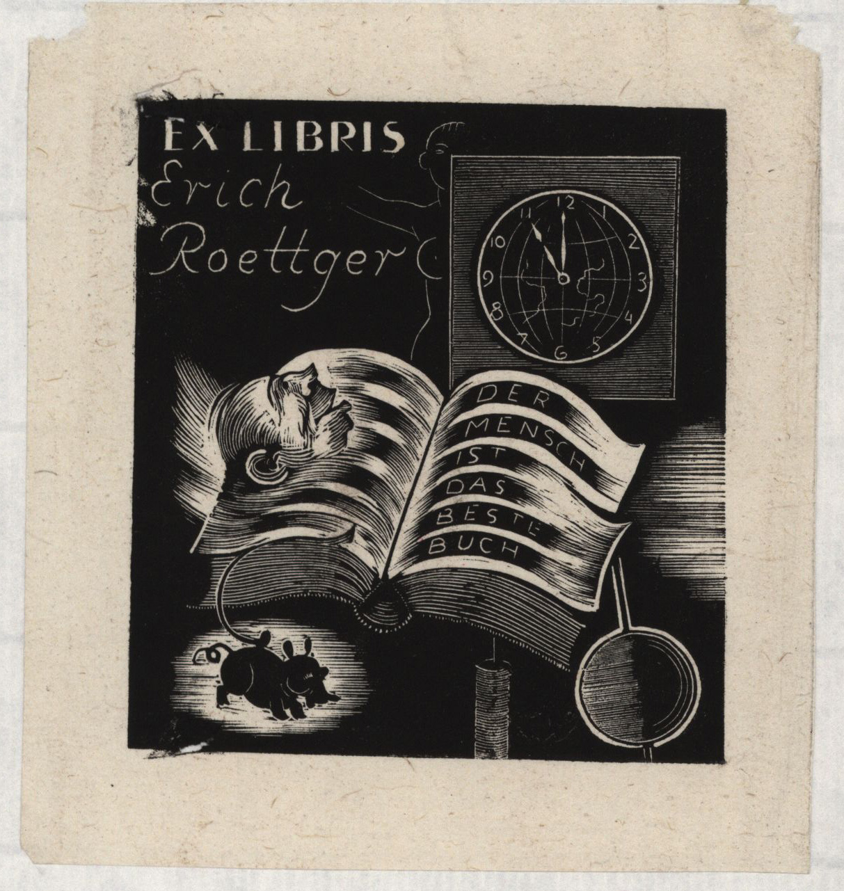 Náhledový obrázek Ex libris Erich Roettger - 1