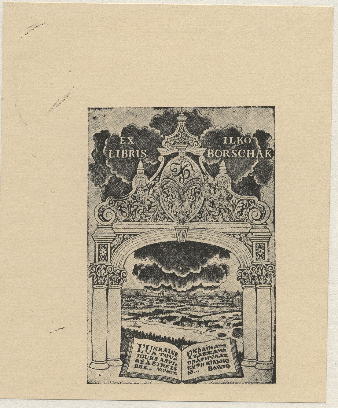 Náhledový obrázek Ex libris Ilko Borschak - 1
